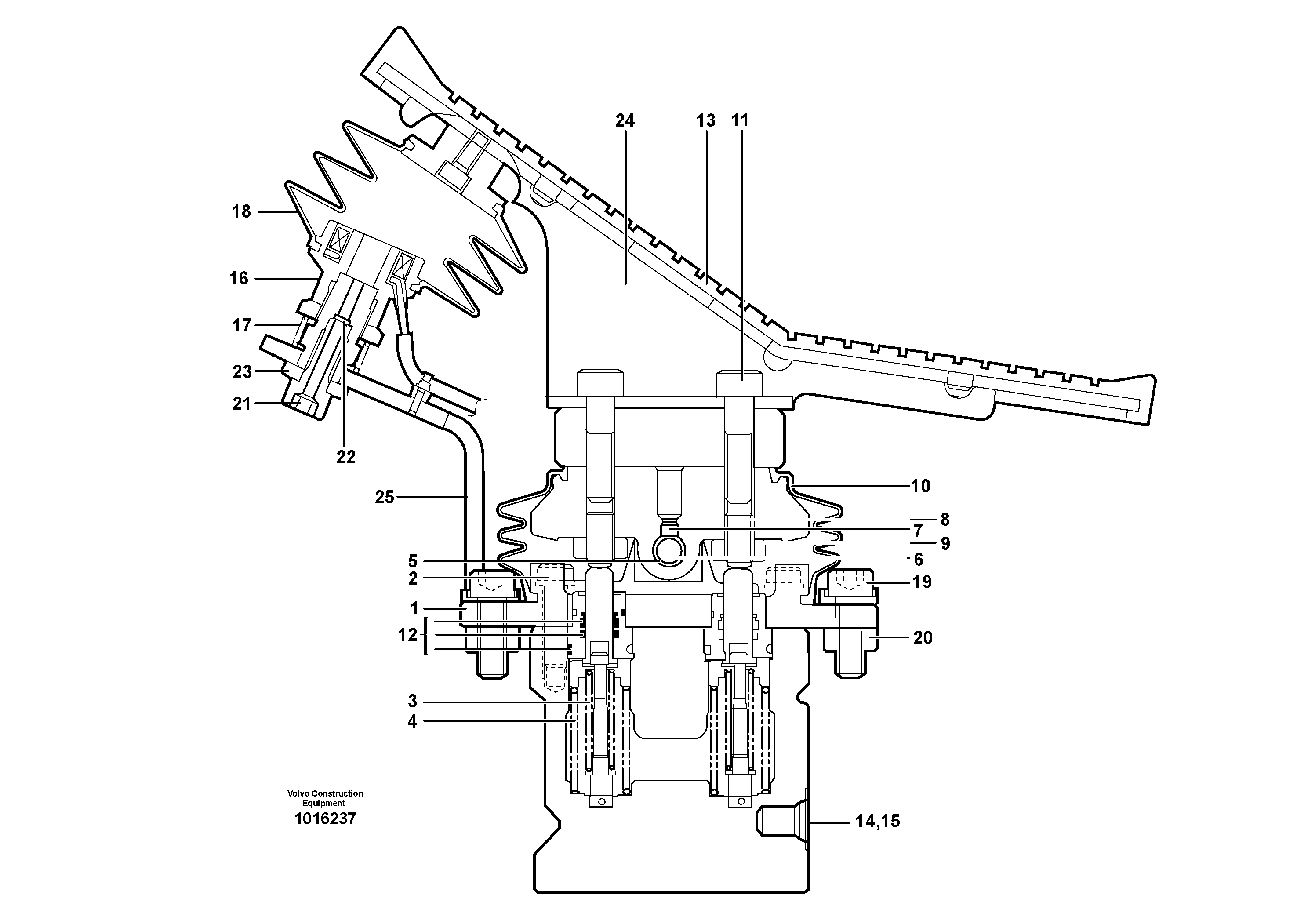 For upper engine part VOE11988231 VOLVO
