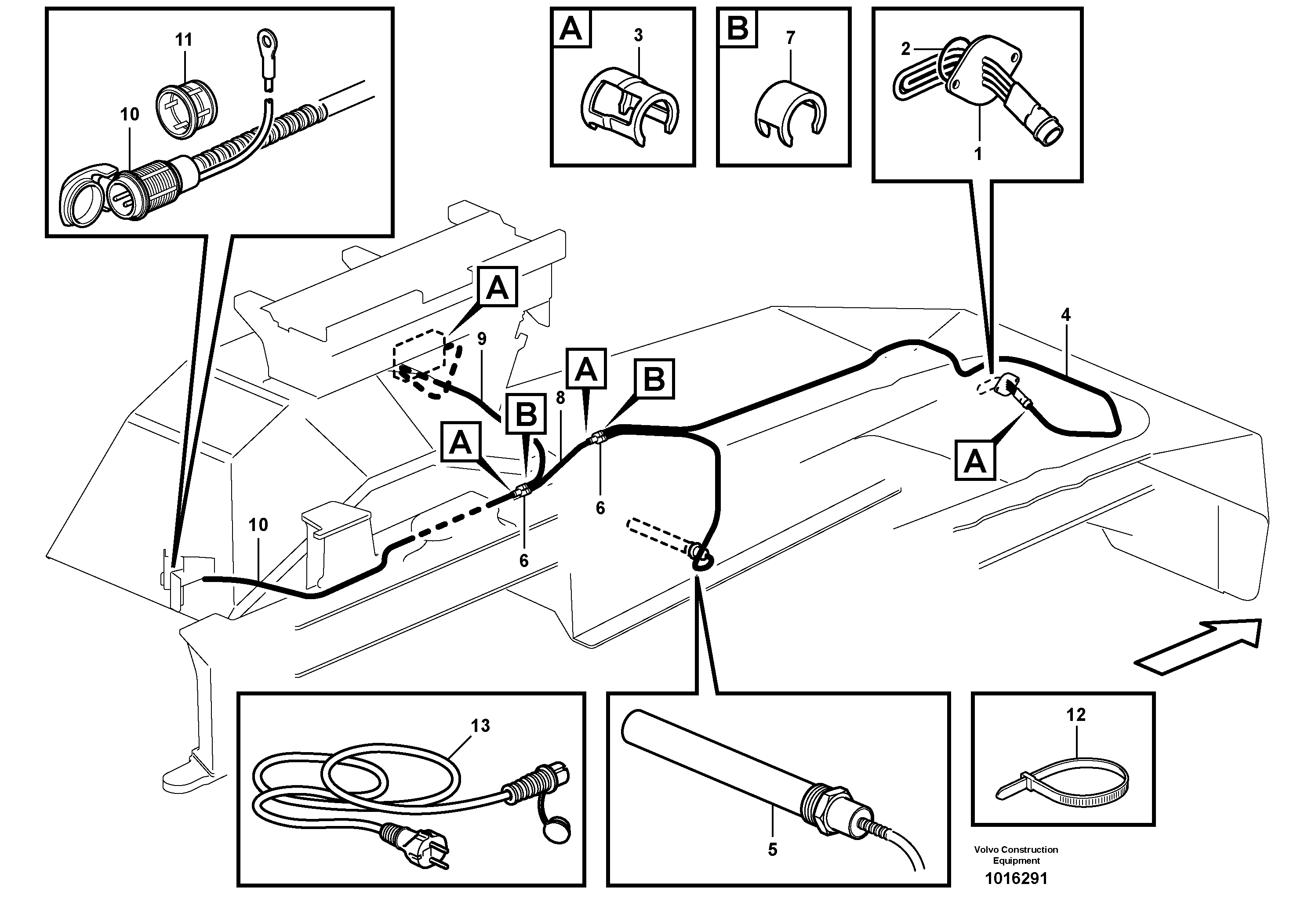 Radio Support VOE3985328 VOLVO