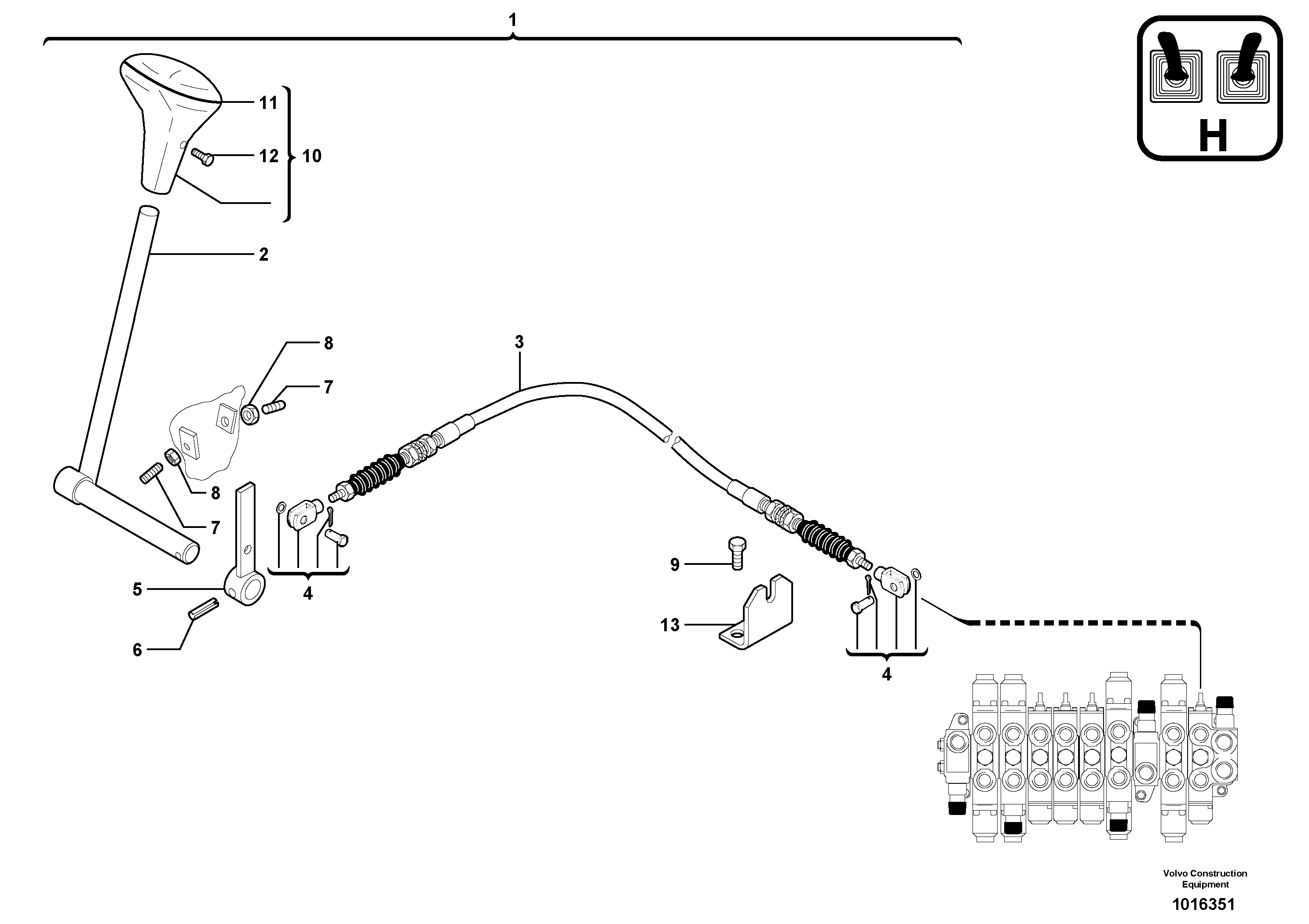 Control PJ6860307 VOLVO