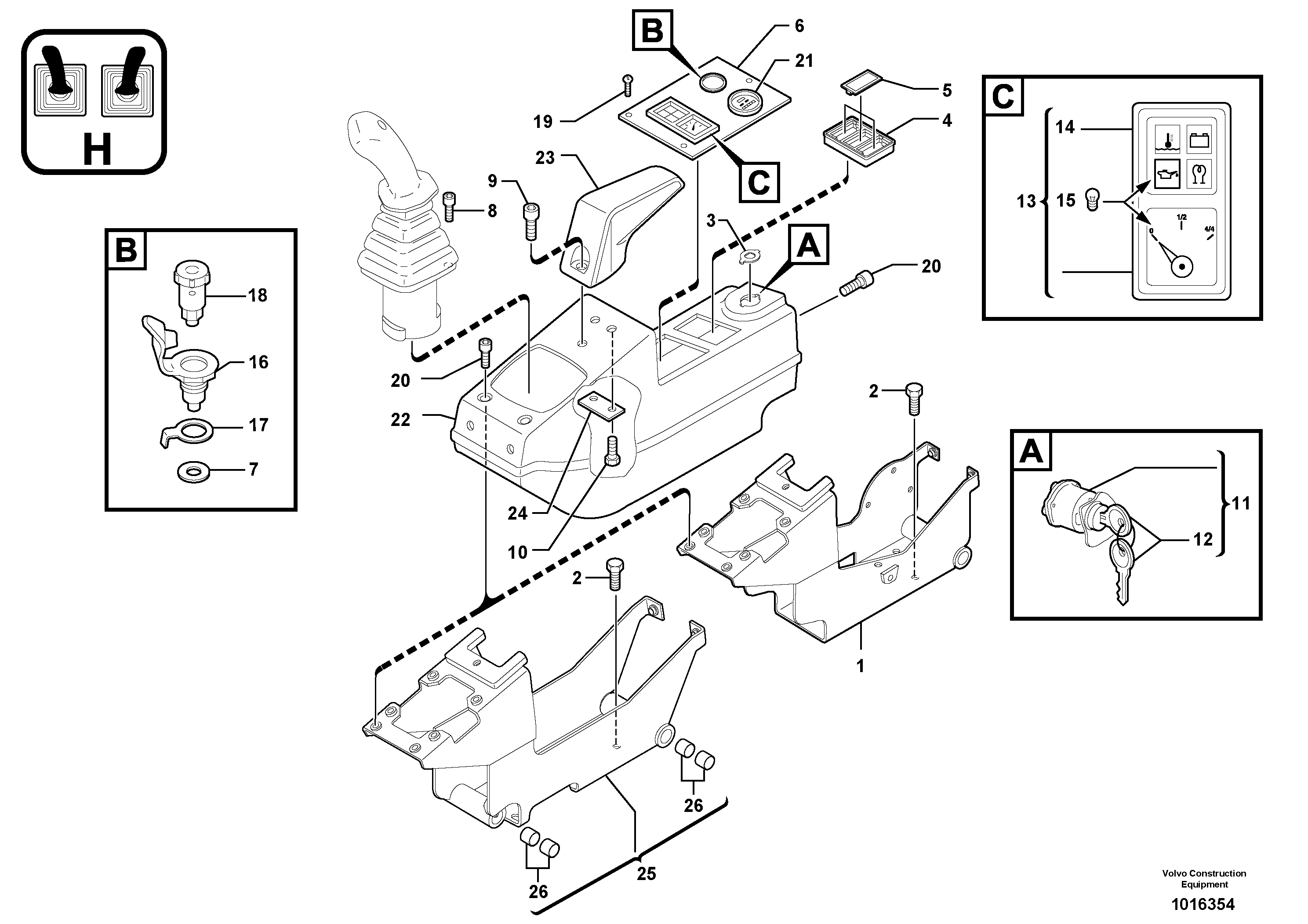 Bracket PJ5030122 VOLVO