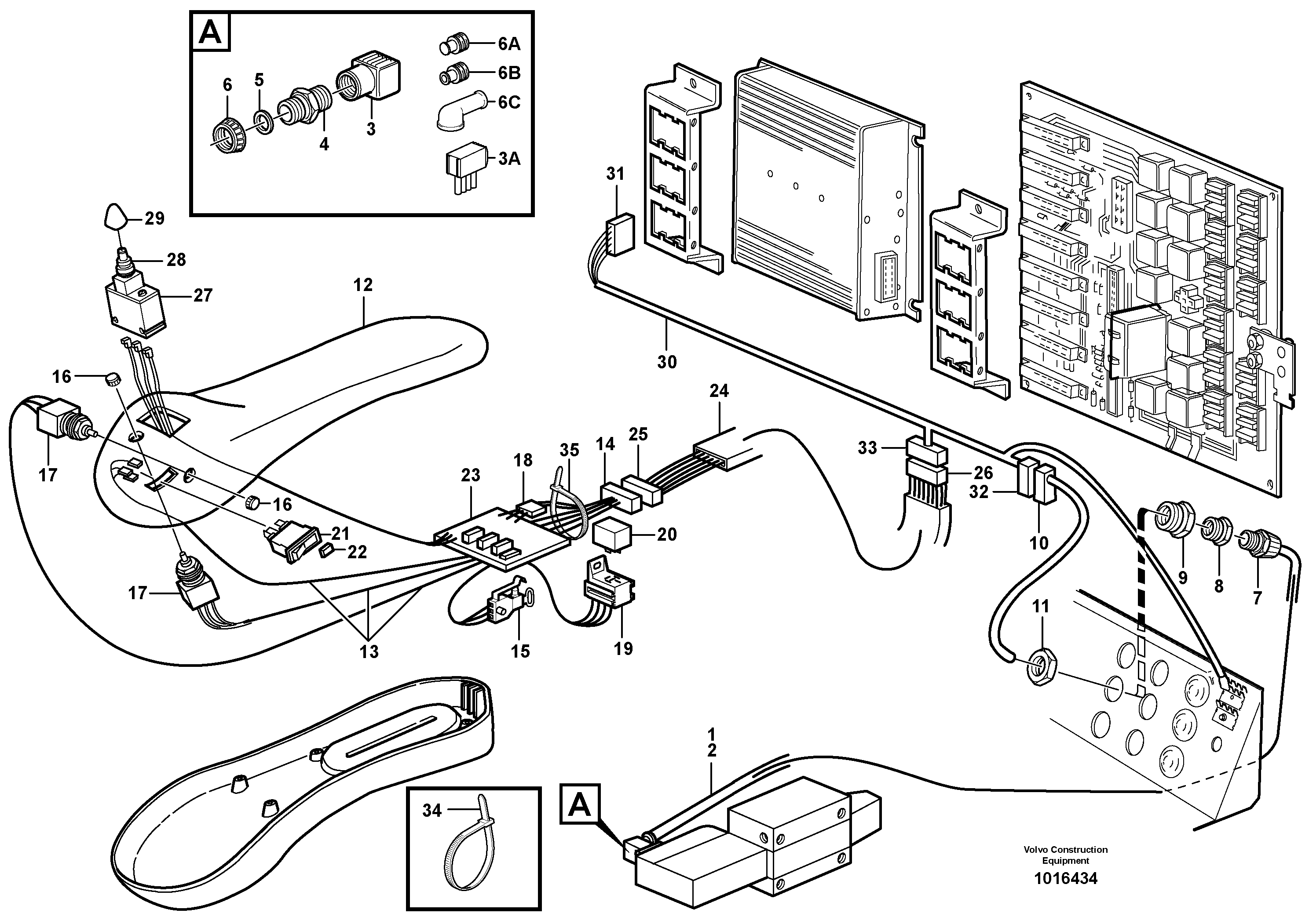 Rubber cushion VOE11148479 VOLVO