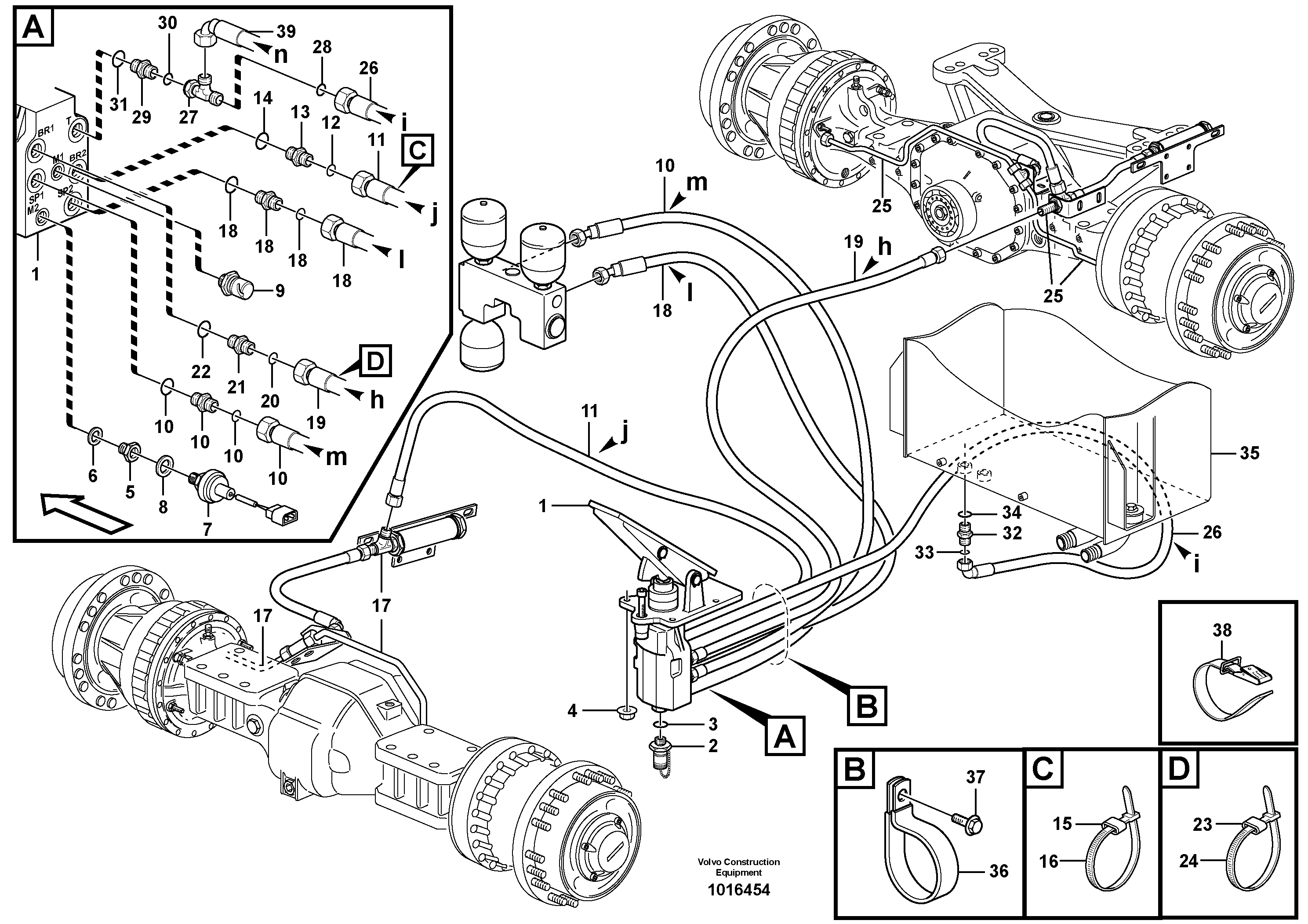 Timing gear casing VOE15115084 VOLVO