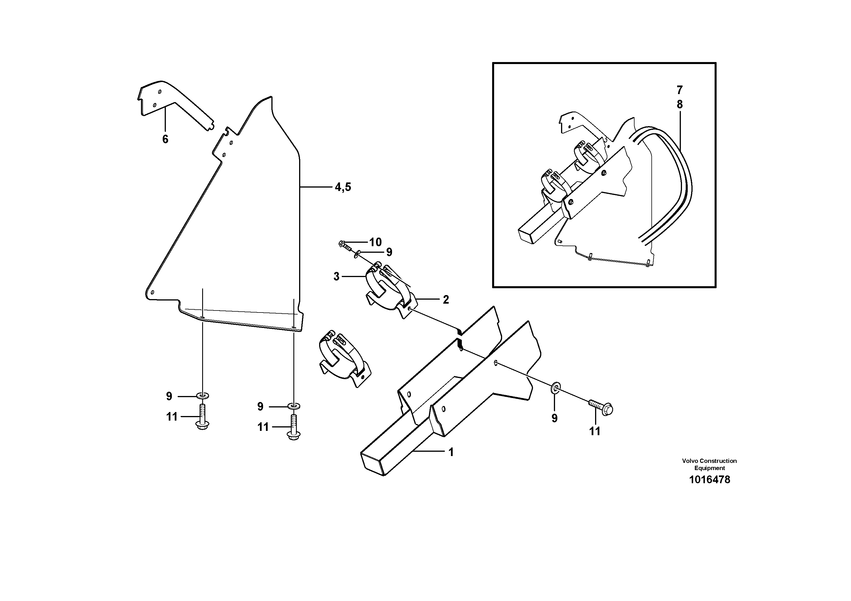 Disc wheel - ET 40 VOE16834090 VOLVO