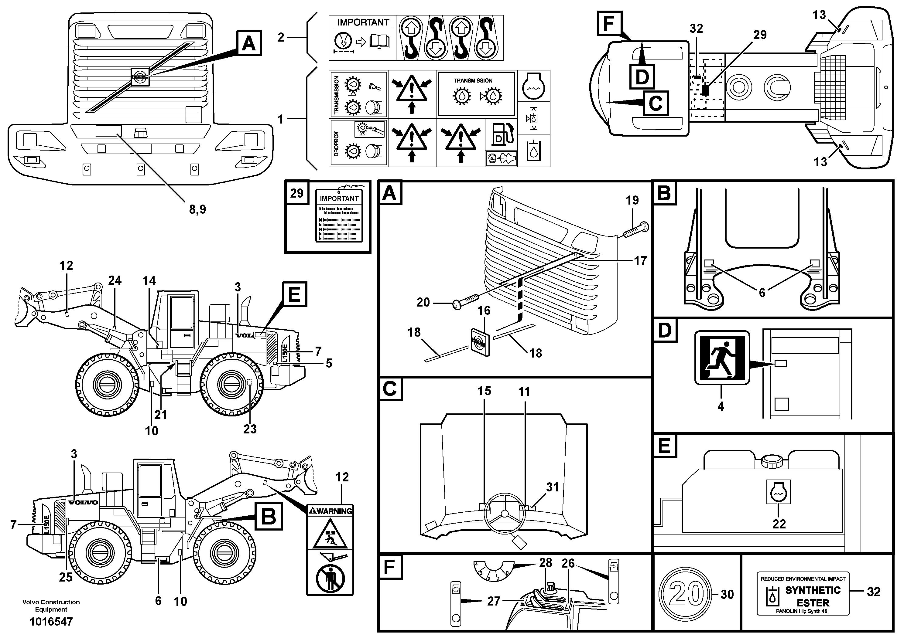 Engine heater VOE976621 VOLVO