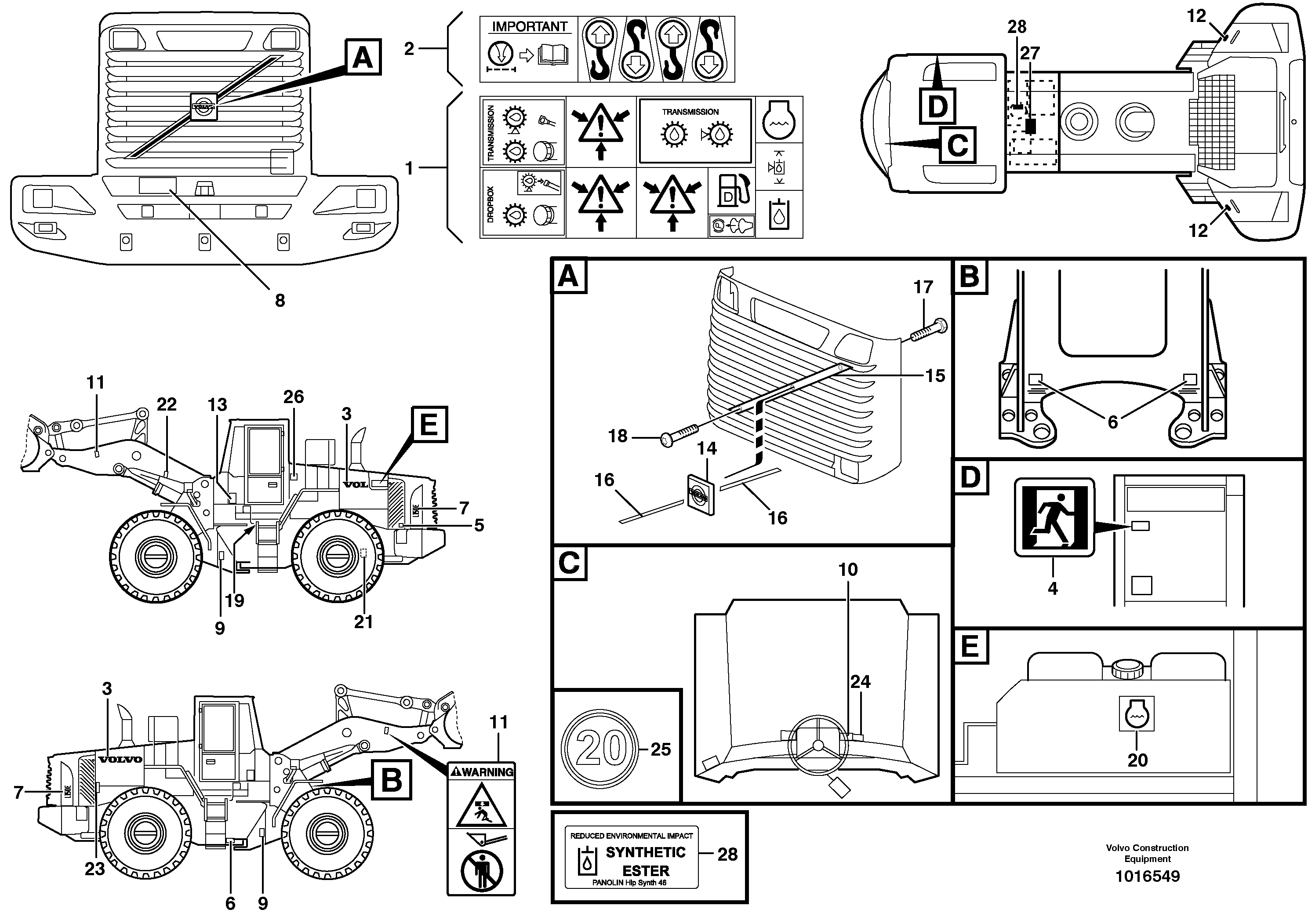 Cylinder Block VOE11148738 VOLVO