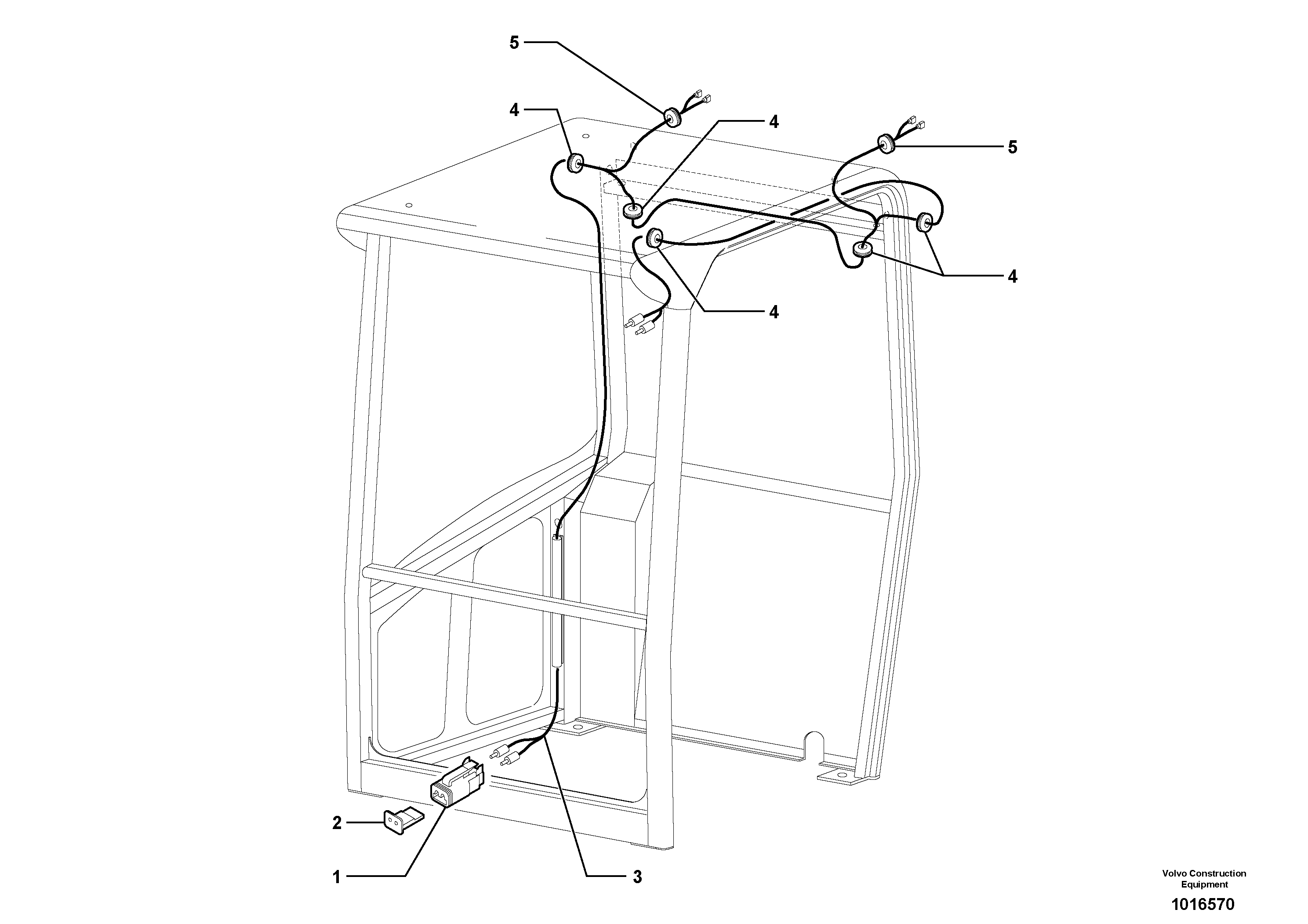 Rubber cushion VOE11713683 VOLVO