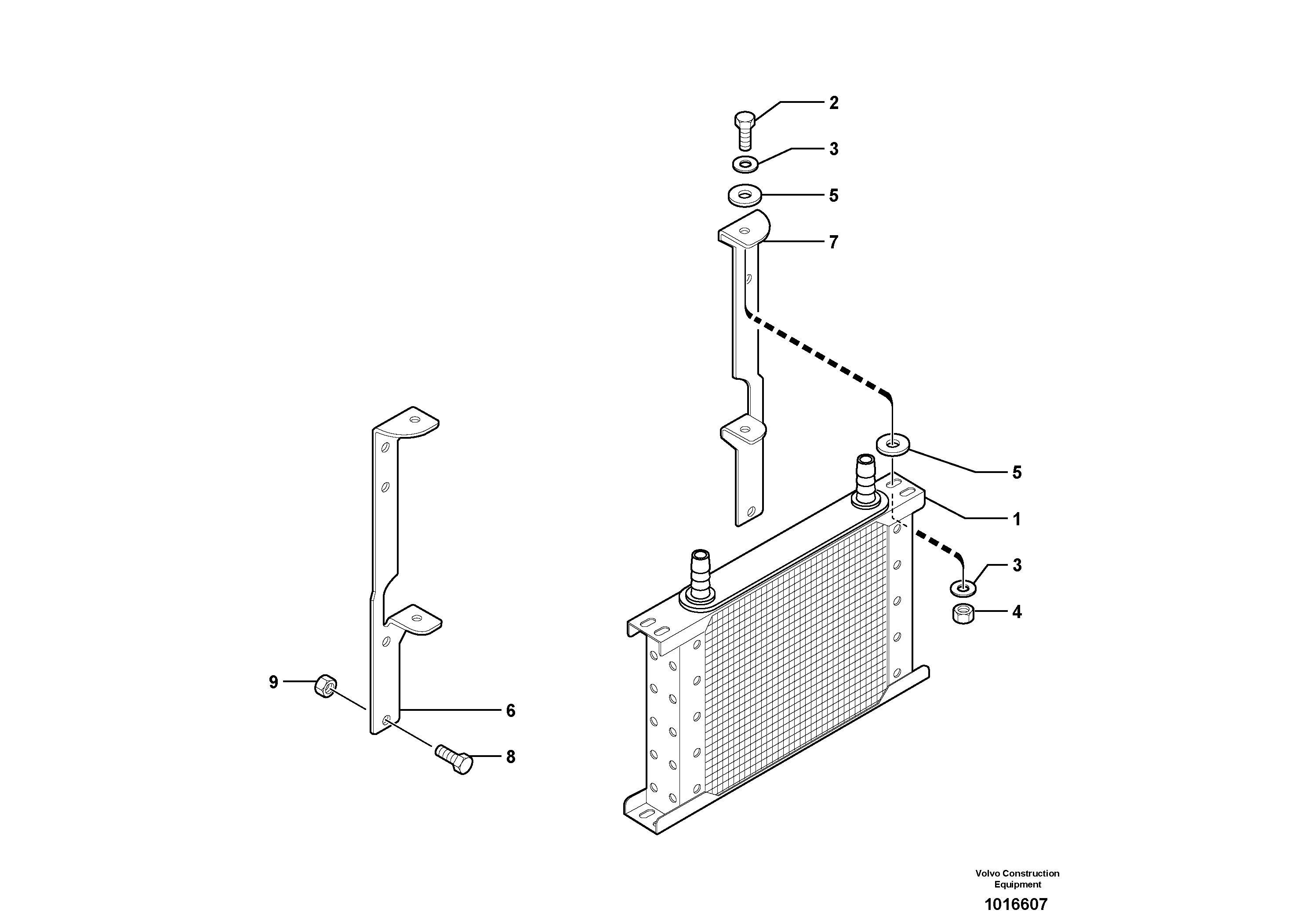Oil Cooler PJ5370194 VOLVO