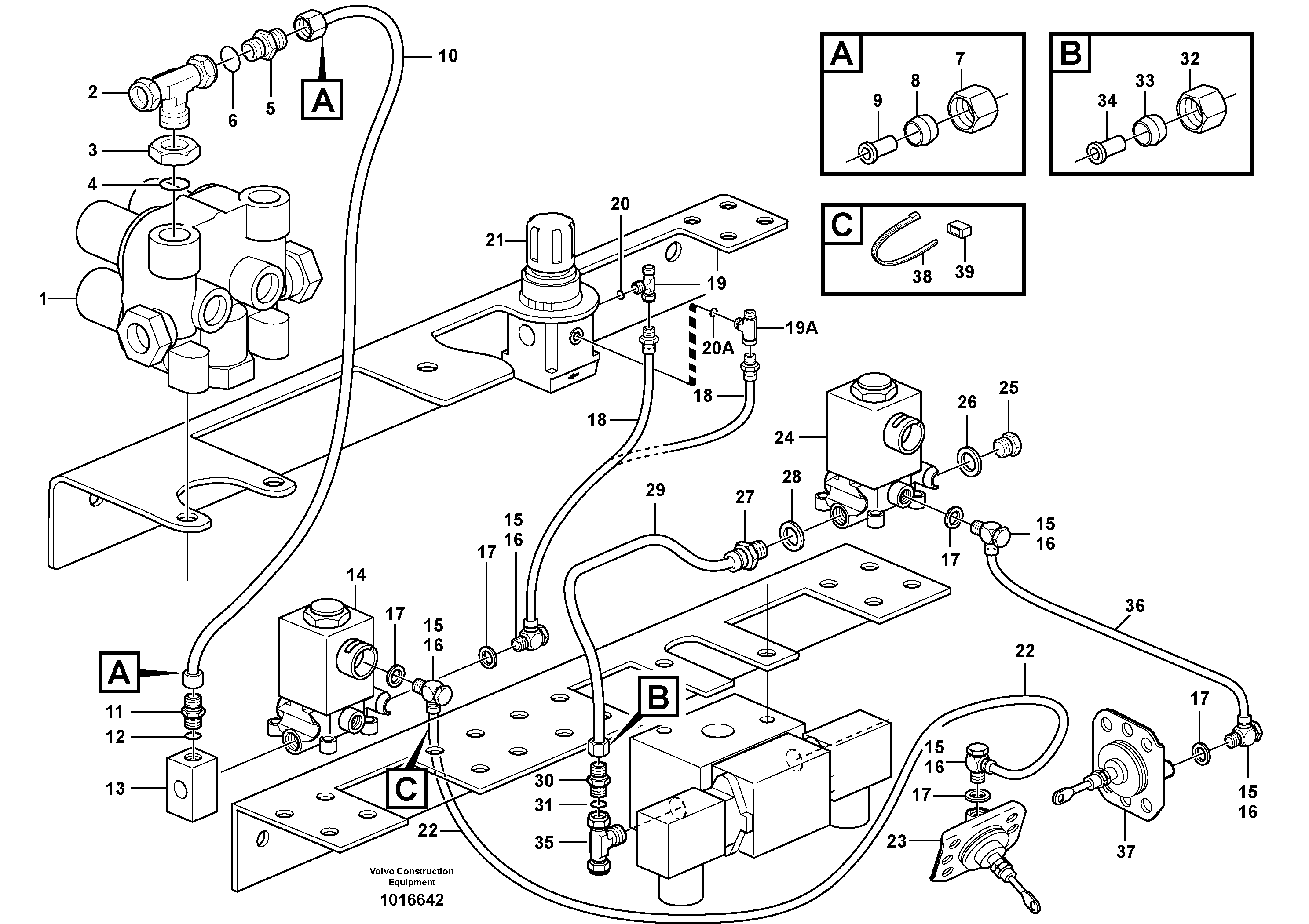 Plane Gasket VOE980823 VOLVO