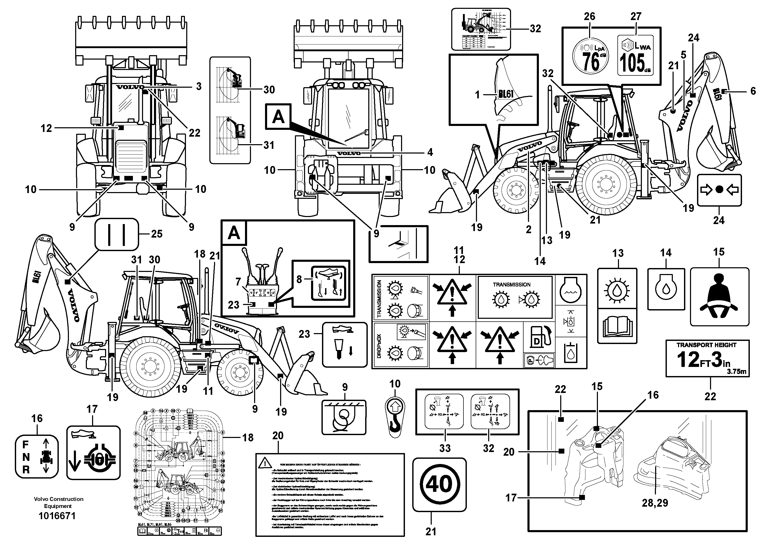 Cylinder Block VOE11883298 VOLVO