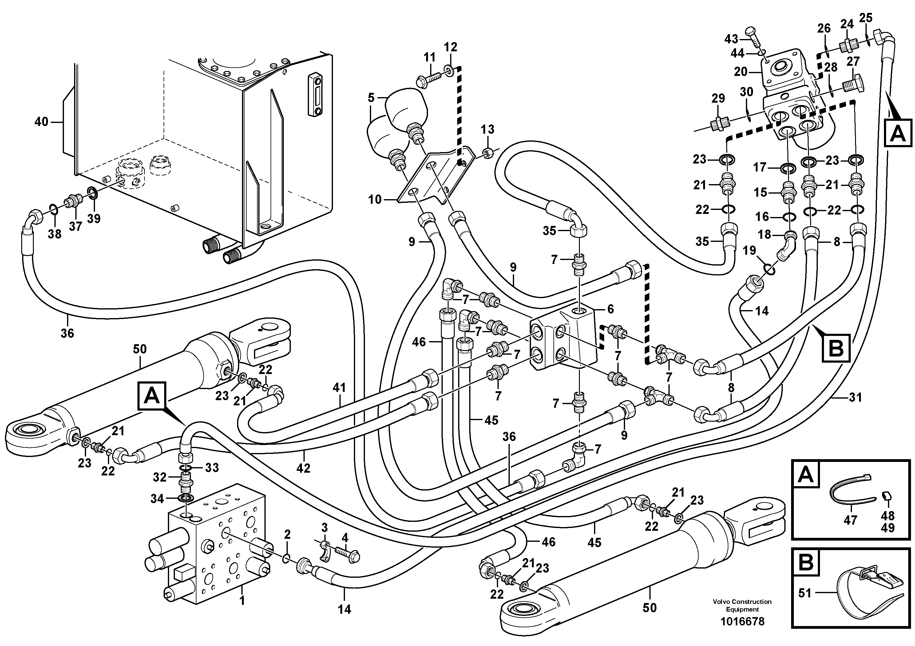 Timing gear casing VOE11410982 VOLVO