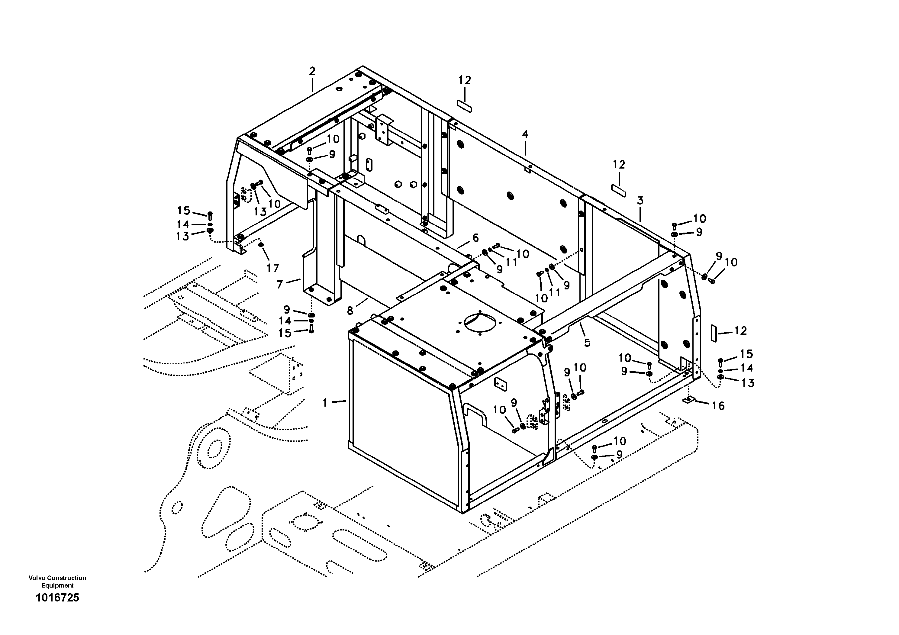 Frame VOE14547482 VOLVO