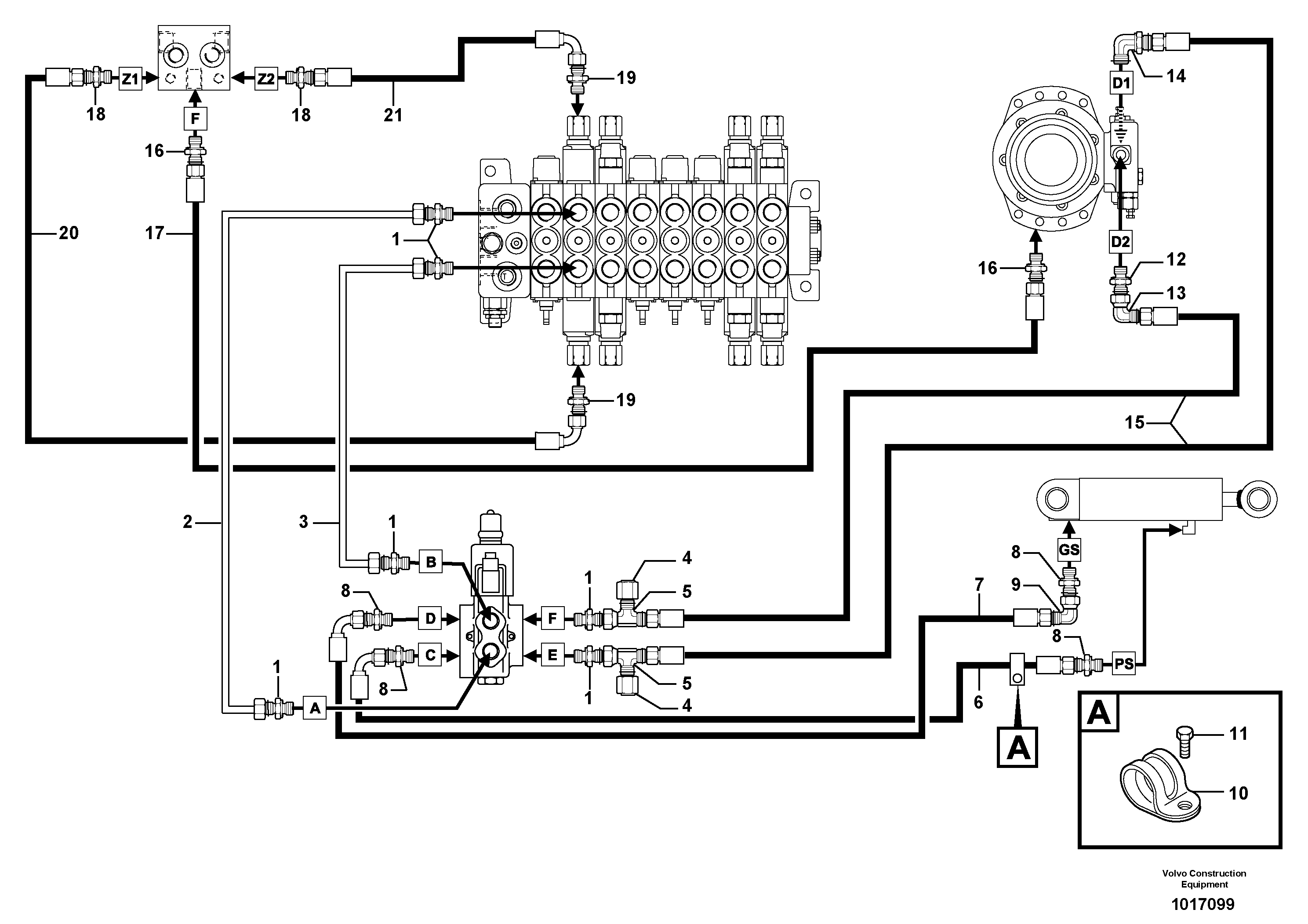 Timing gear casing PJ/VOE936968 VOLVO