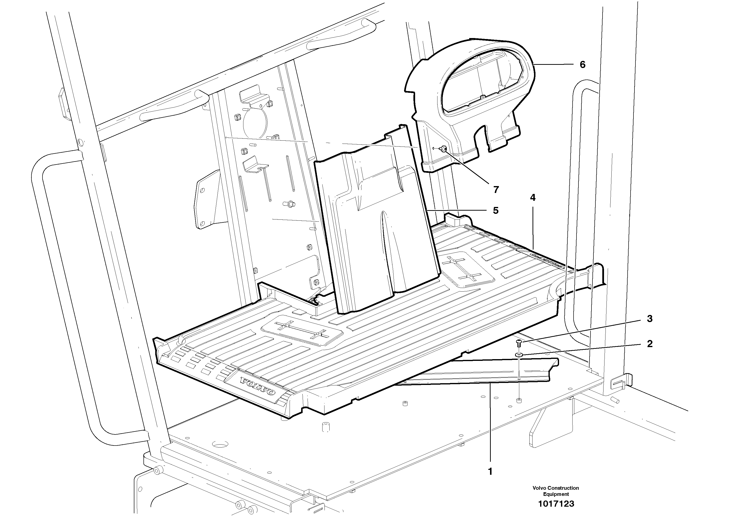 Фиксатор рычага VOE15423148 VOLVO