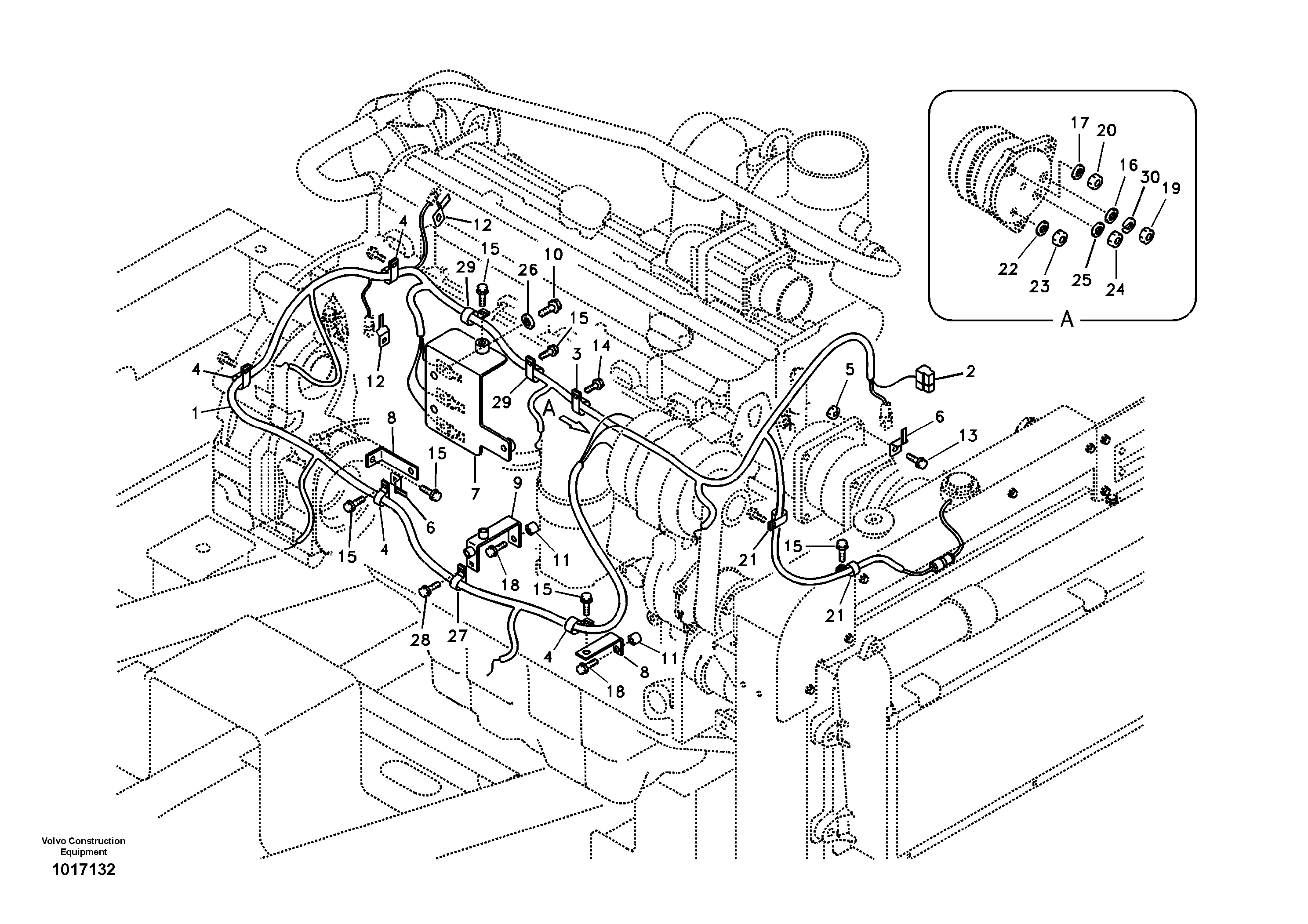 Wire harness VOE14512671 VOLVO