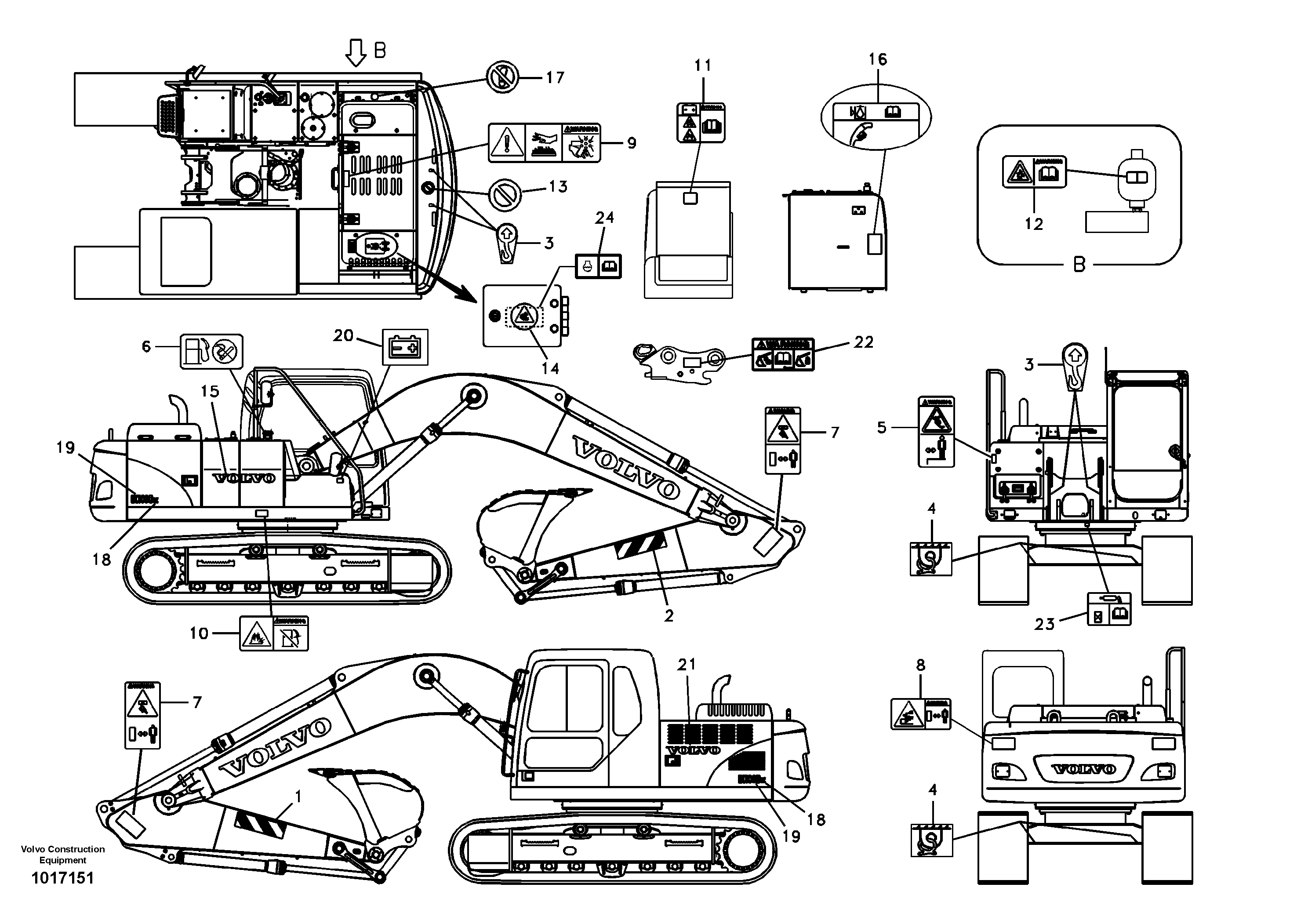 Cylinder Block RM/VOE14565014 VOLVO