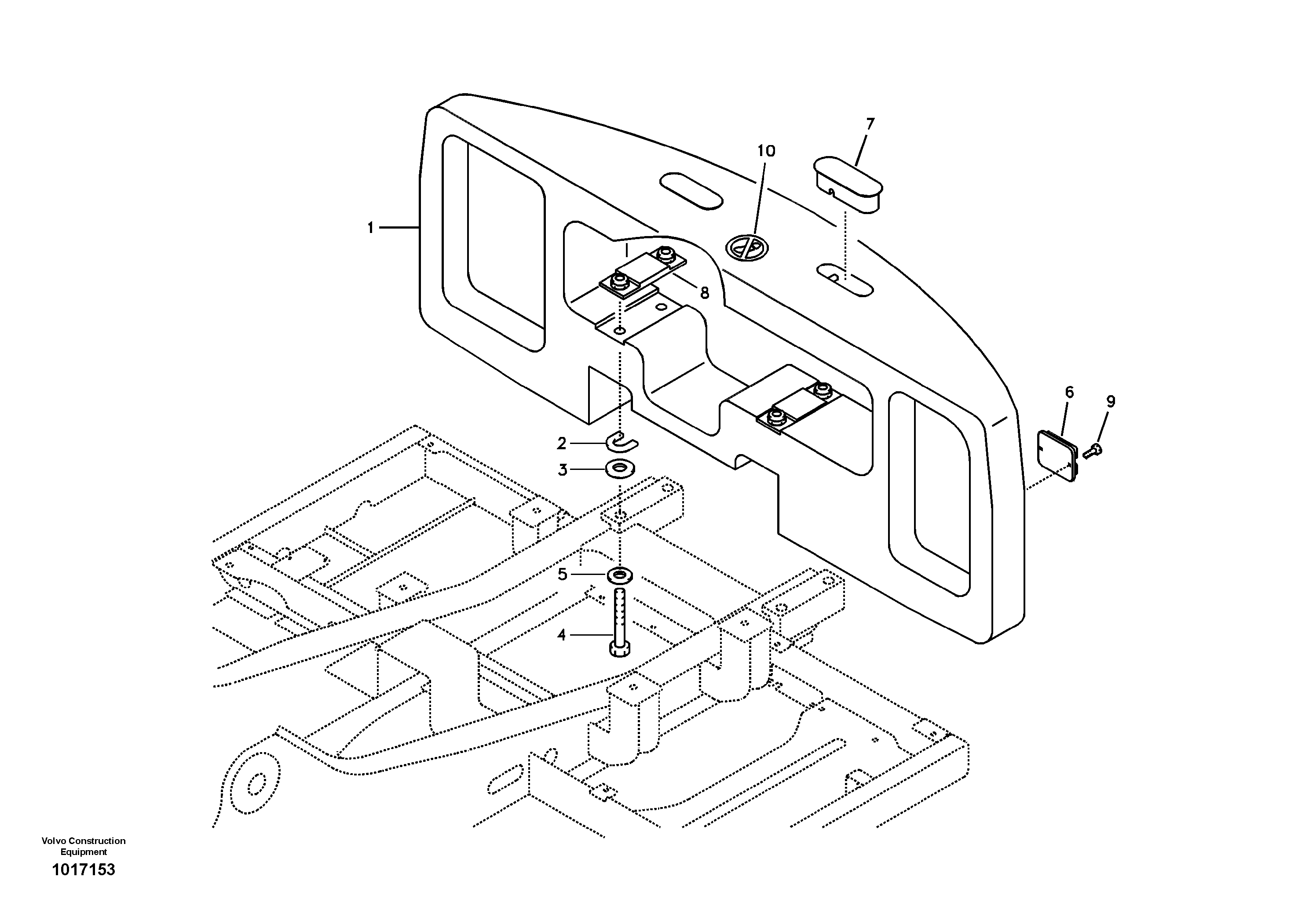 Counterweight VOE14517897 VOLVO