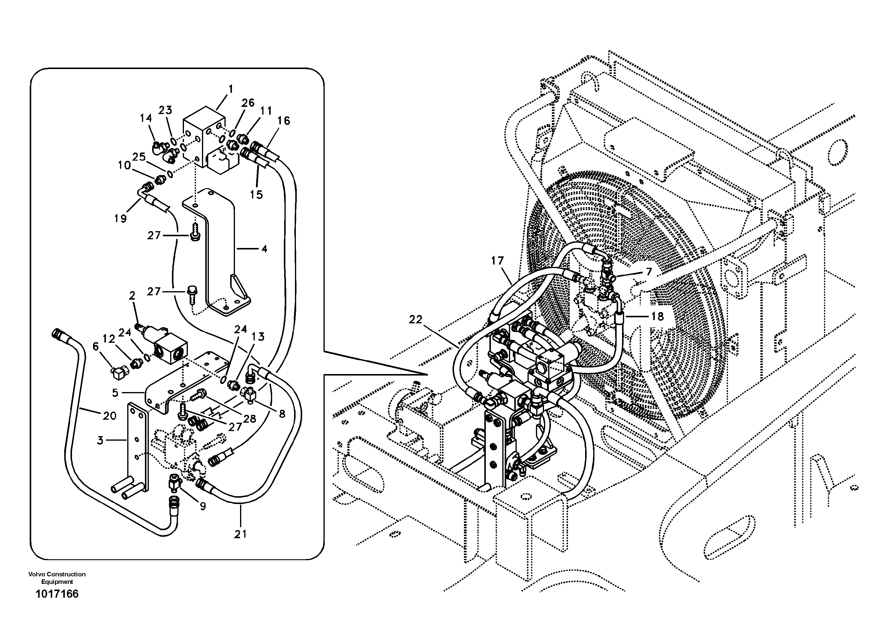 Timing gear casing SA9451-04413 VOLVO