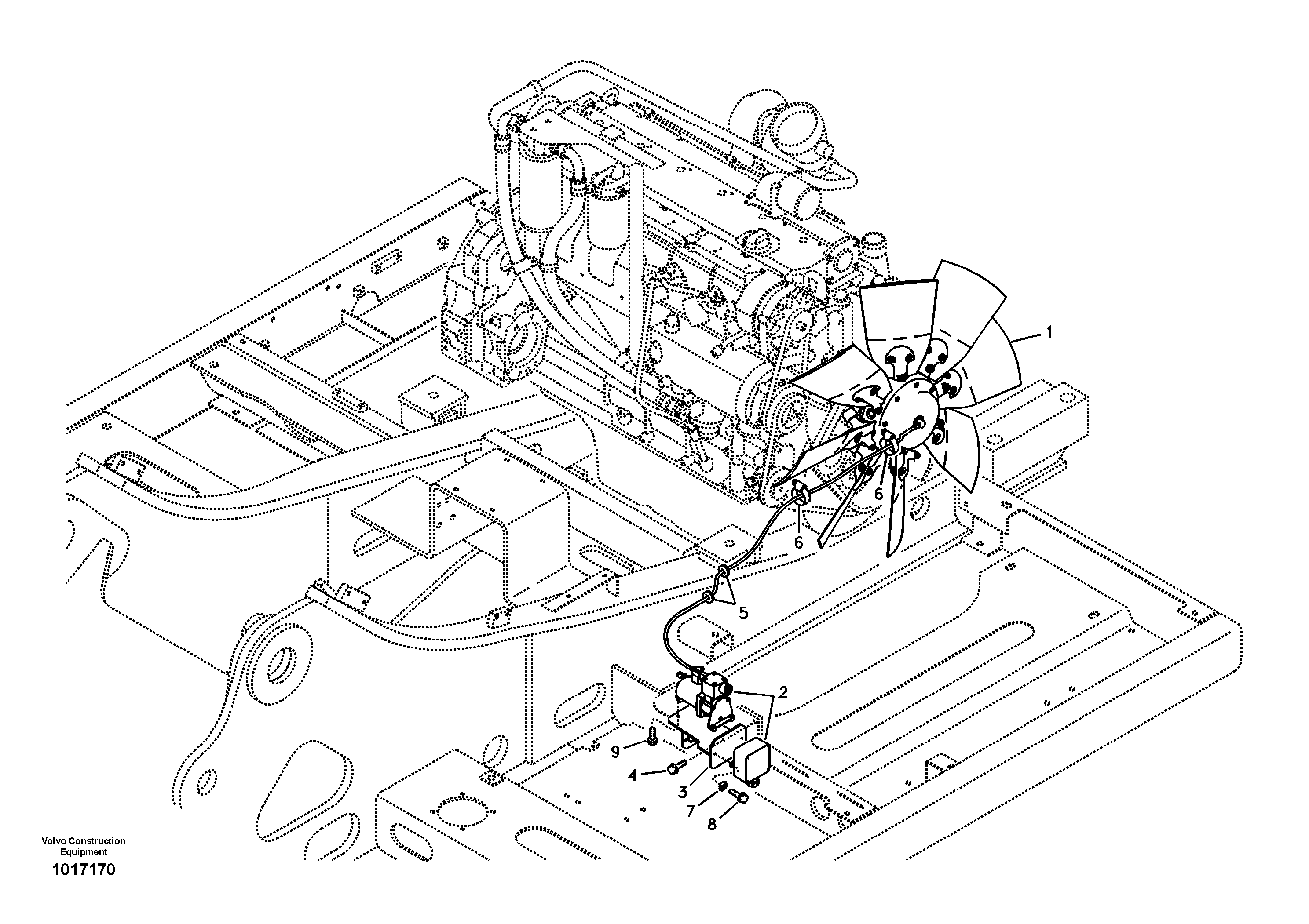 Bracket VOE14536963 VOLVO