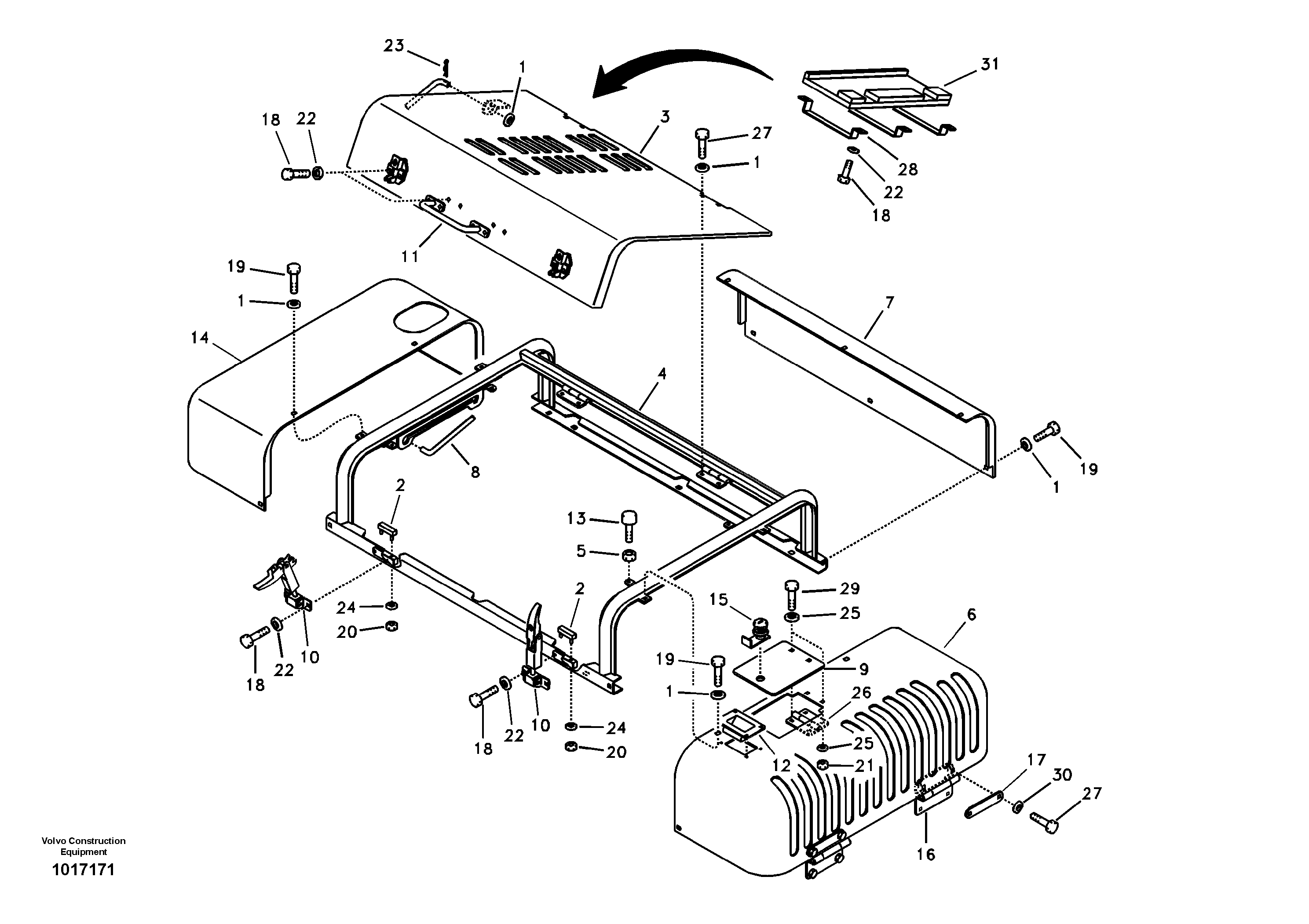 Frame VOE14536397 VOLVO