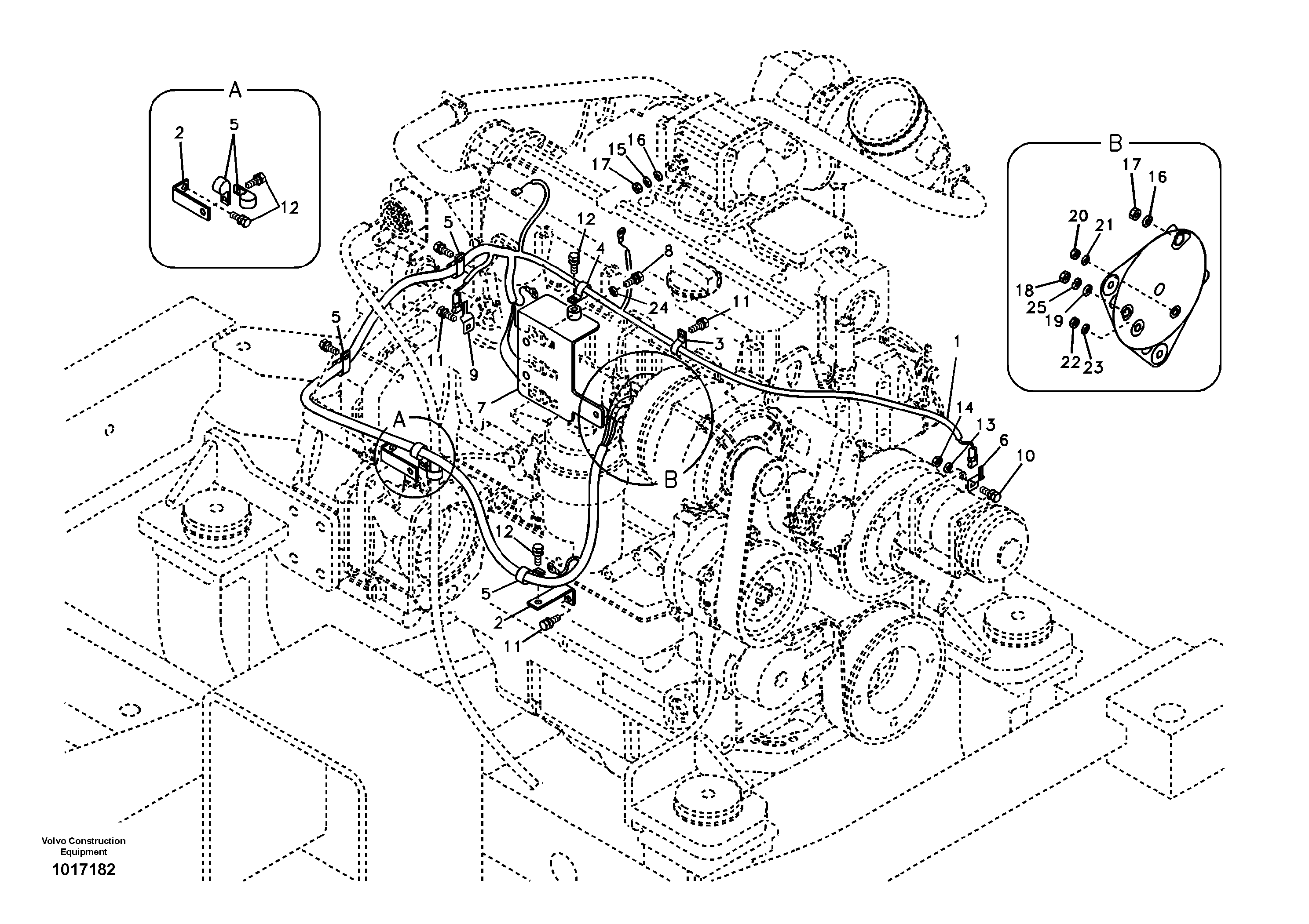 Wire harness VOE14518715 VOLVO
