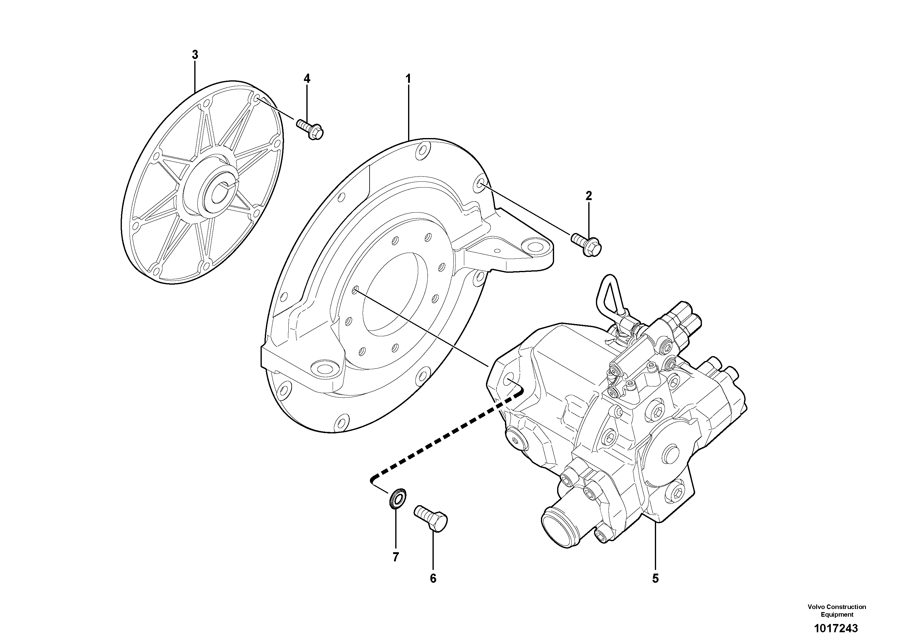 Steering Gear VOE11804454 VOLVO
