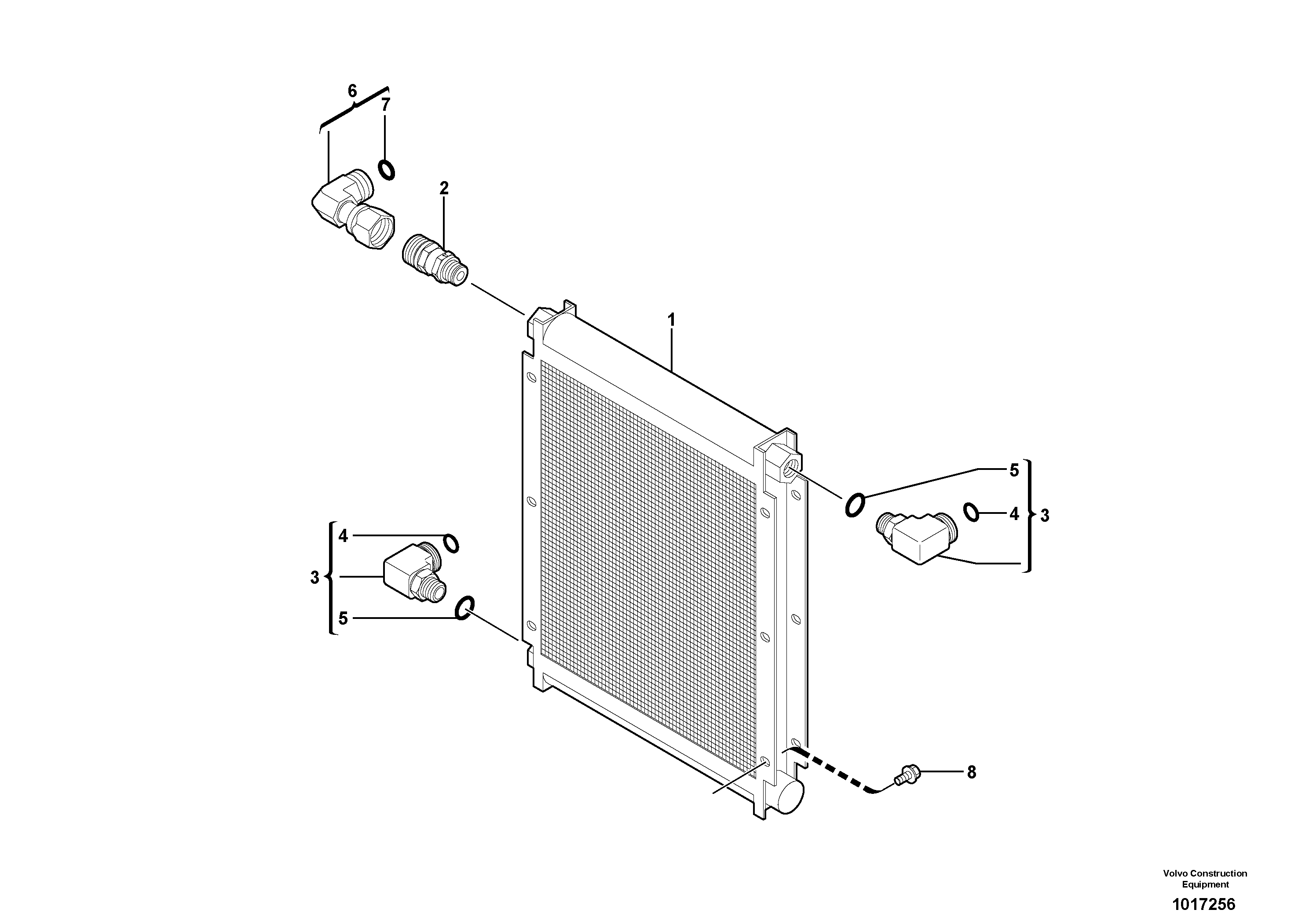 Fuel pipes, VOE11802569 VOLVO