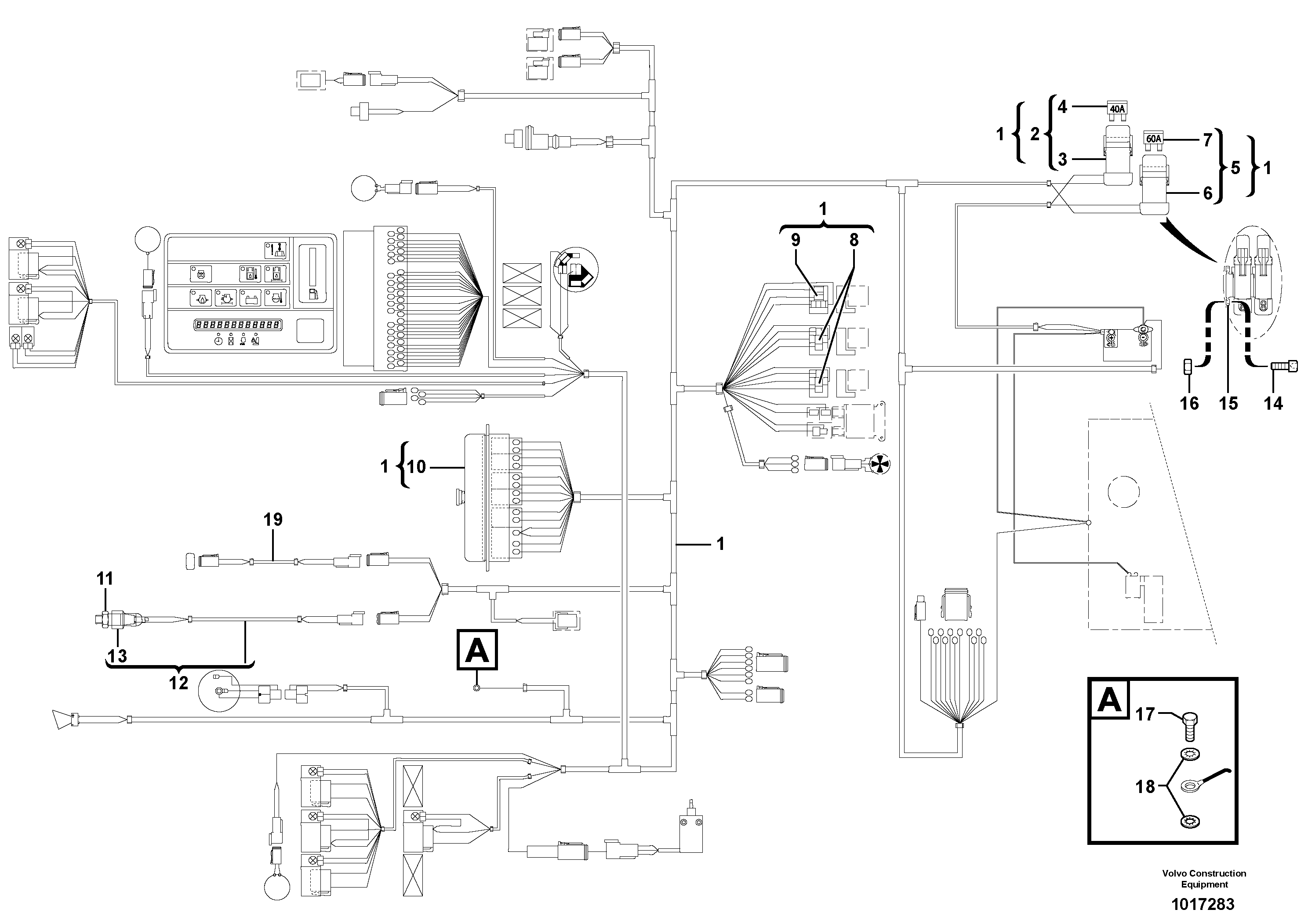 Wire harness VOE11807271 VOLVO