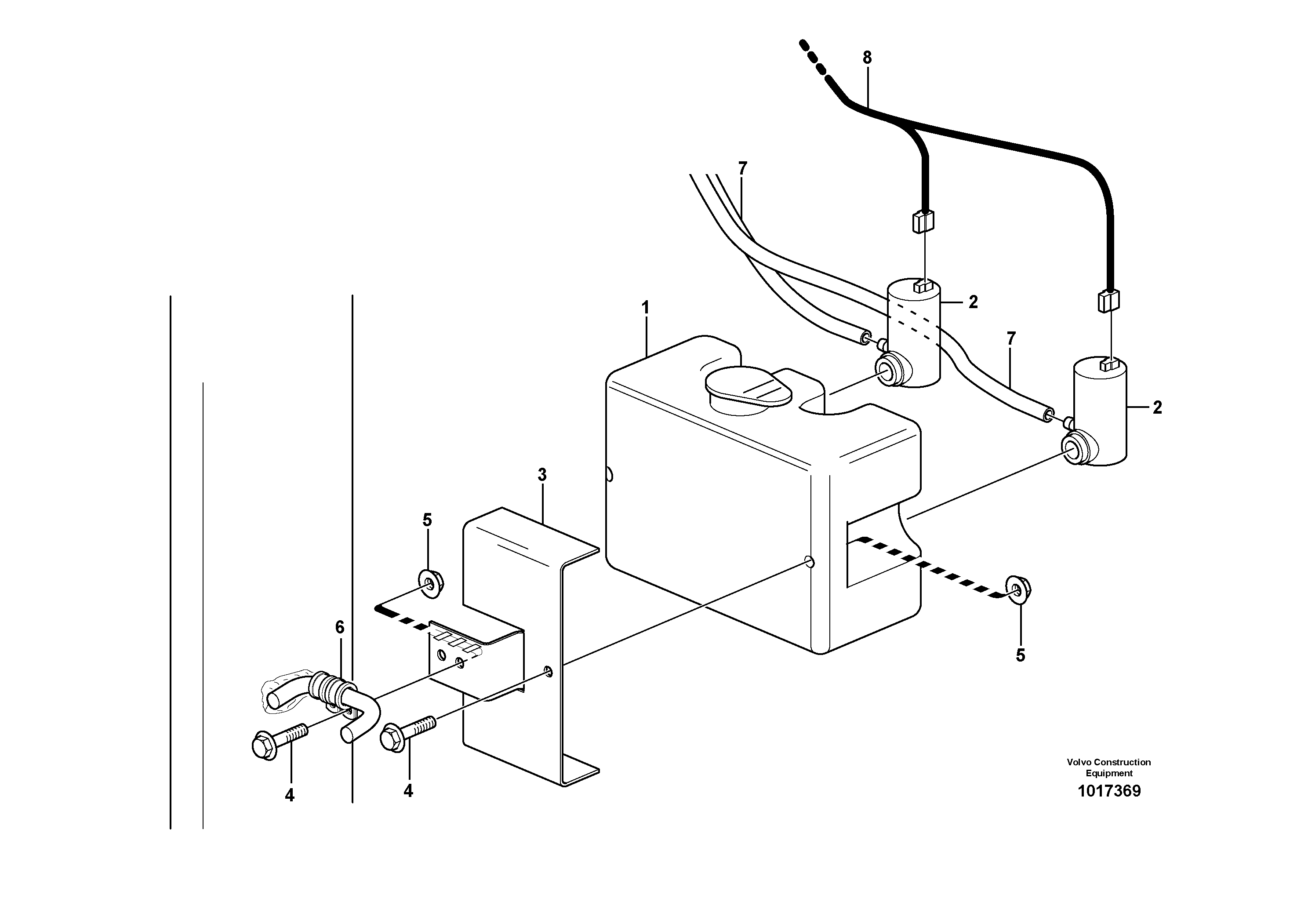 Washer Pump VOE11714686 VOLVO