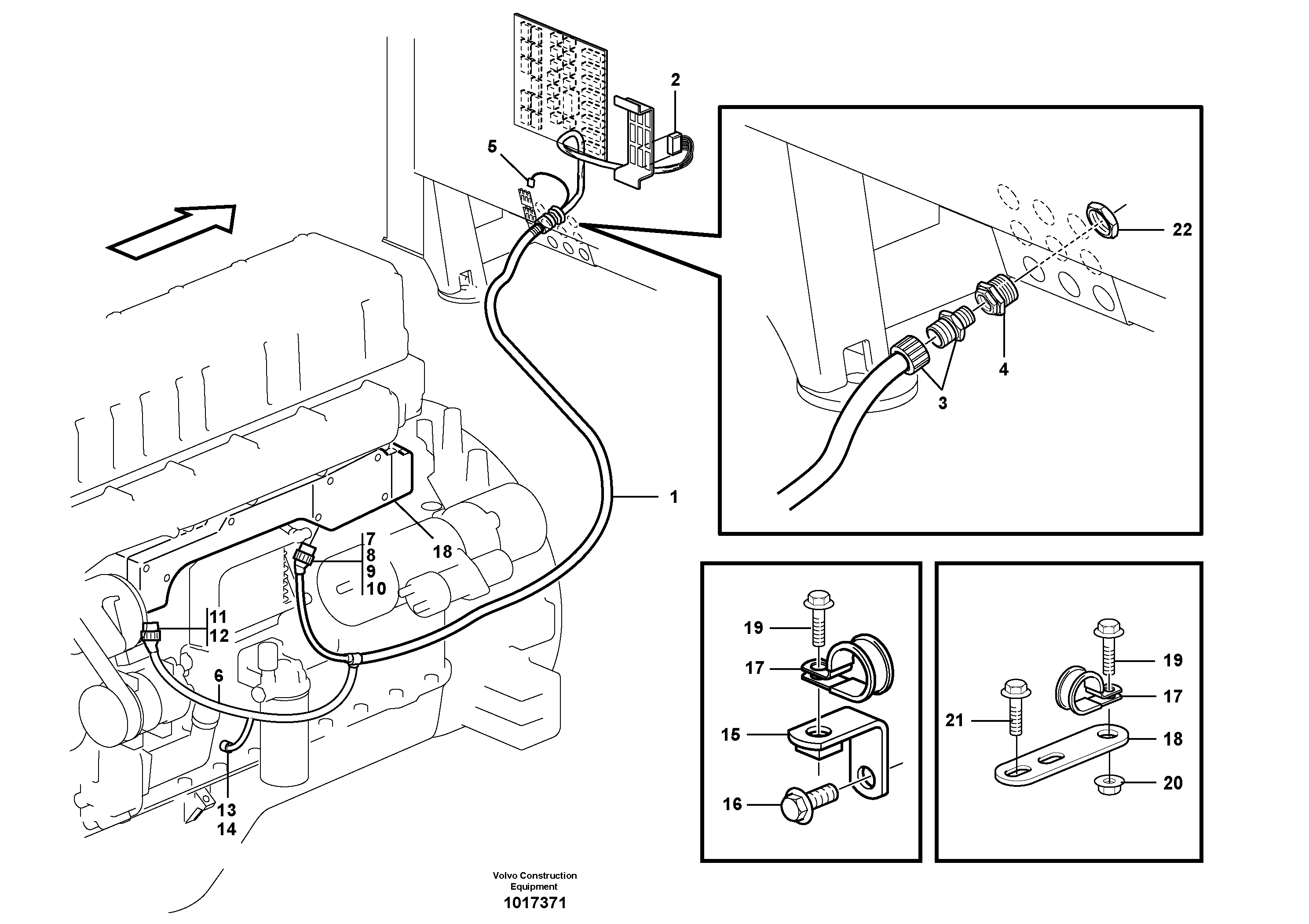 Cable harness VOE11171113 VOLVO