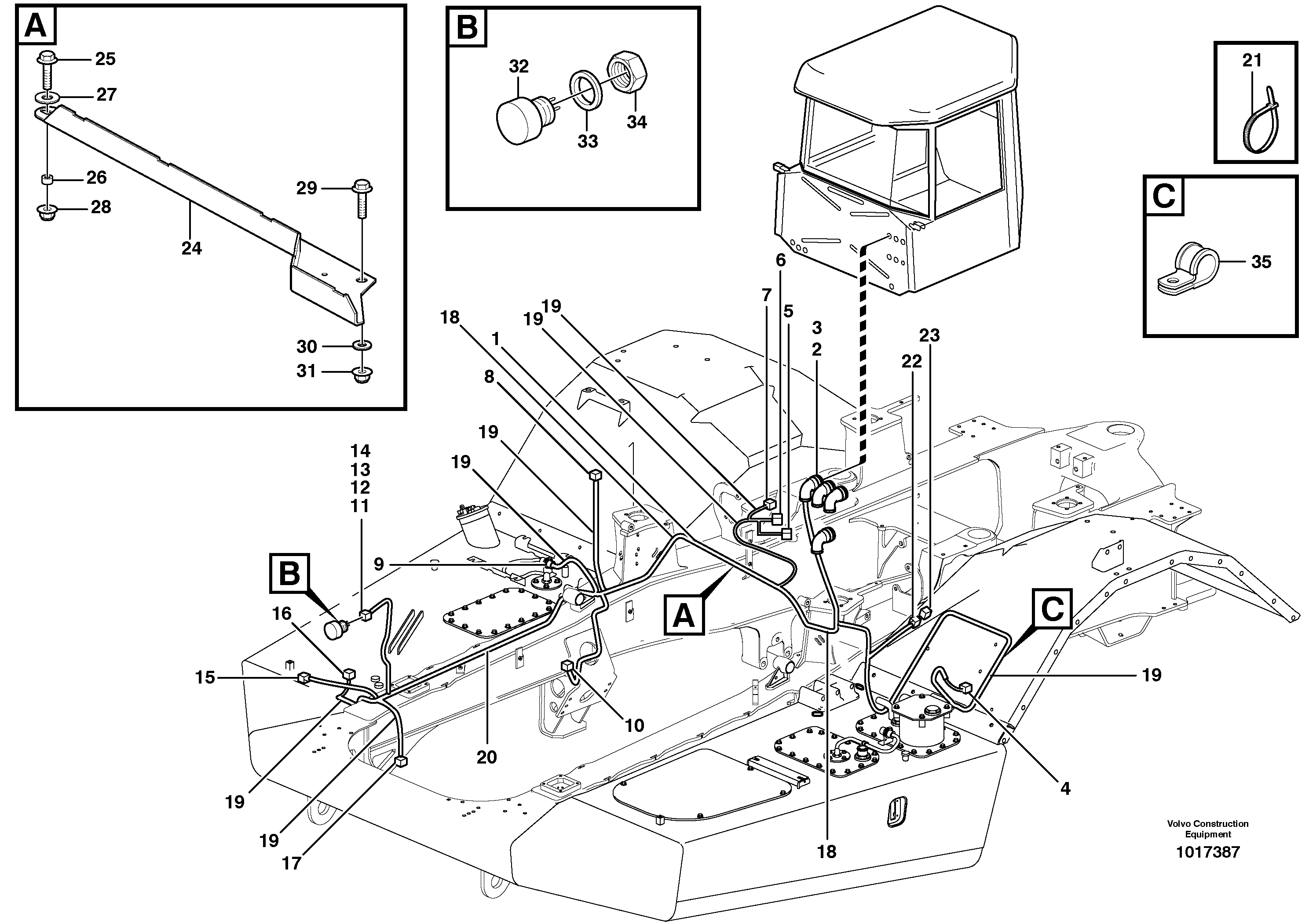 Diode Cable VOE980935 VOLVO