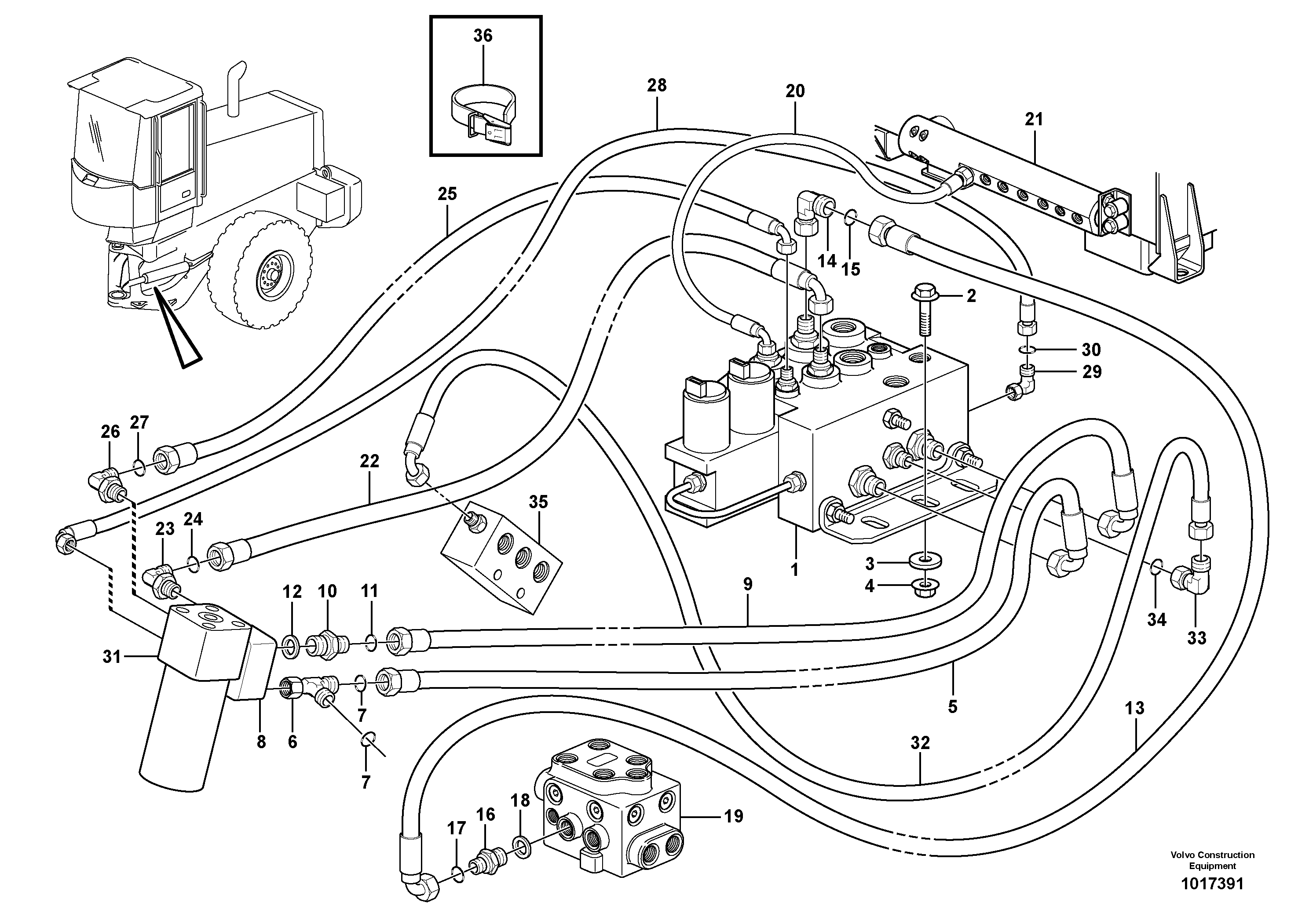 Timing gear casing VOE11411129 VOLVO