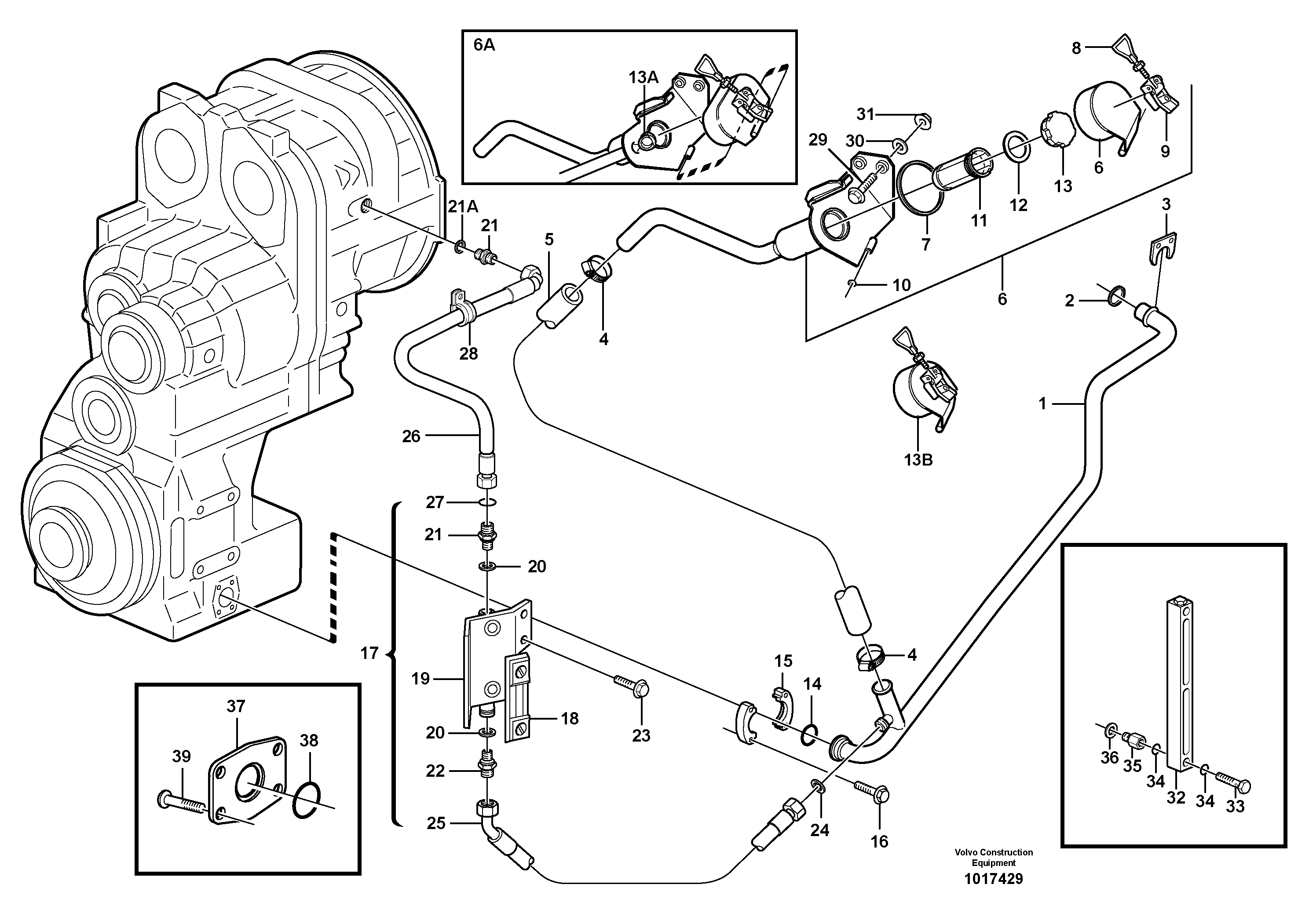 Shaft VOE11145328 VOLVO