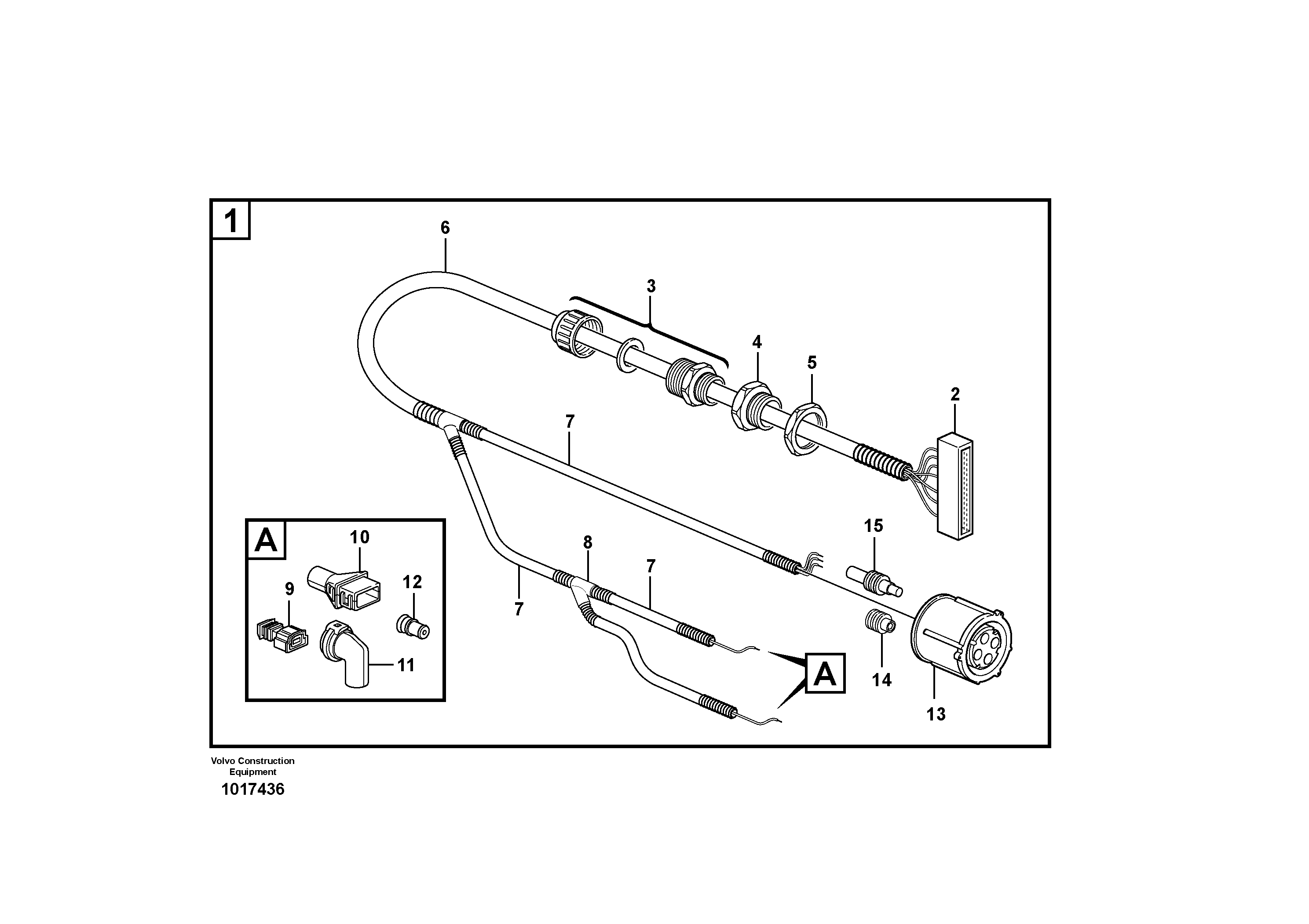 Rubber cushion VOE11171123 VOLVO
