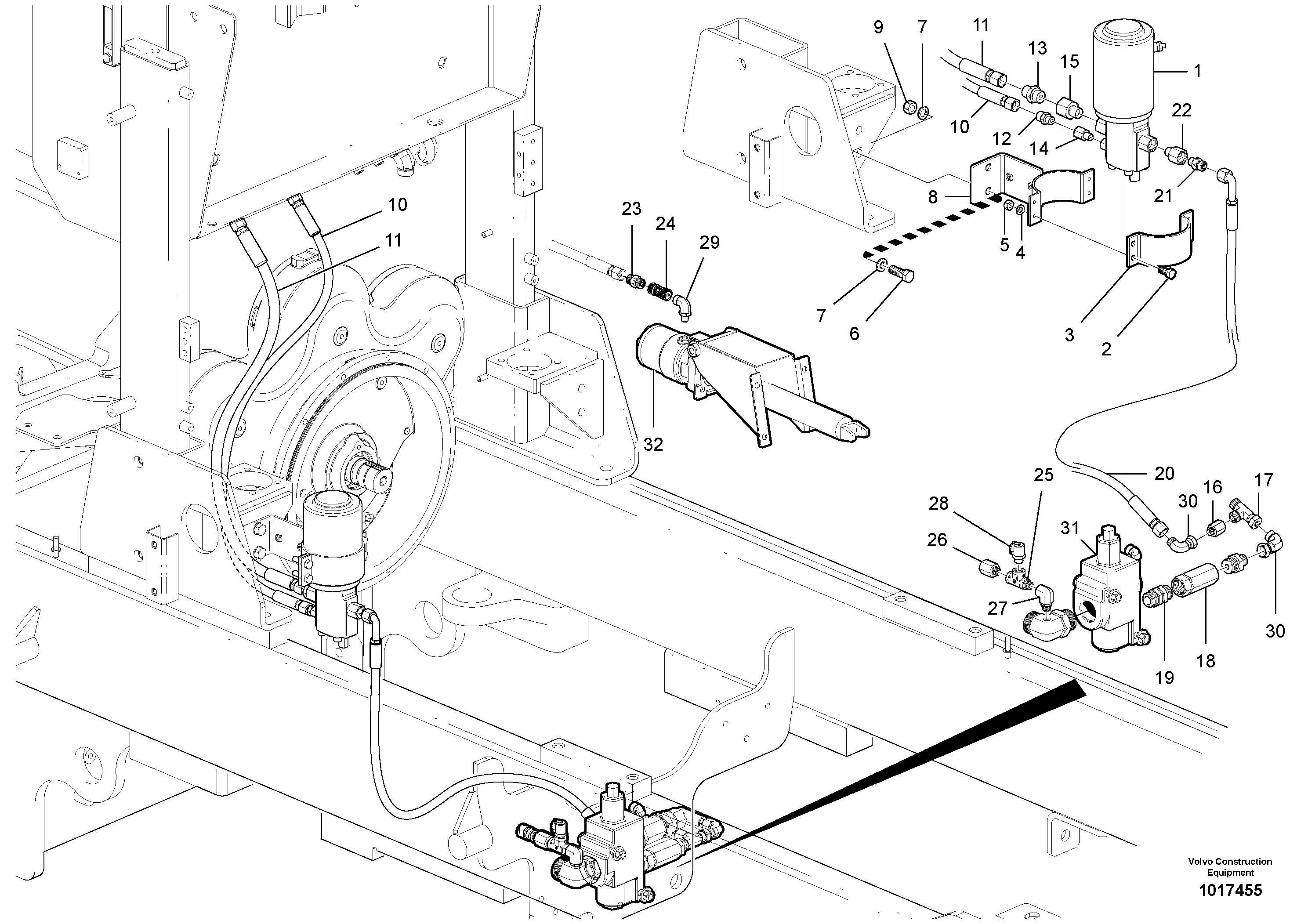 Water pump ger VOE937301 VOLVO