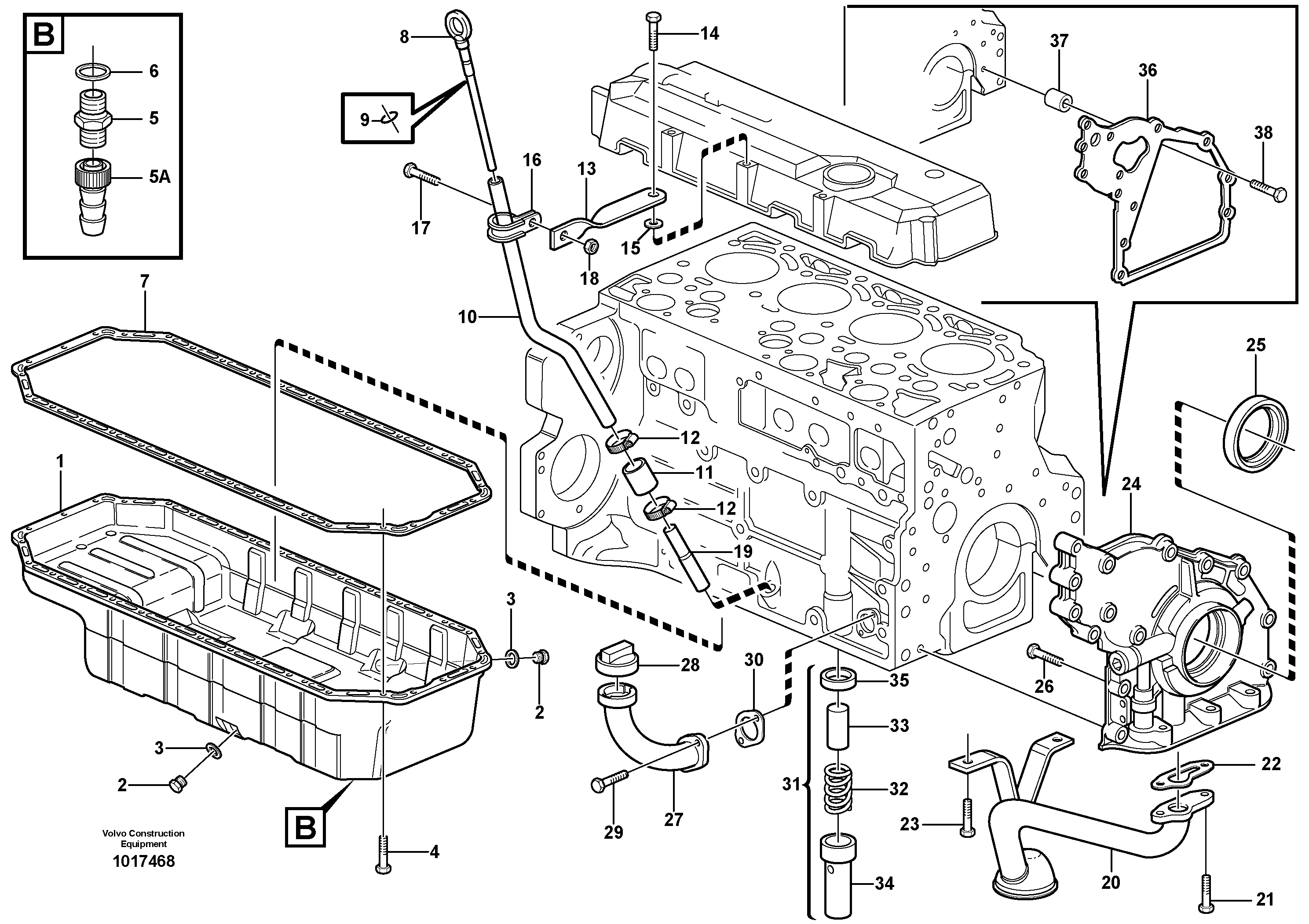 Seat frame VOE20450862 VOLVO