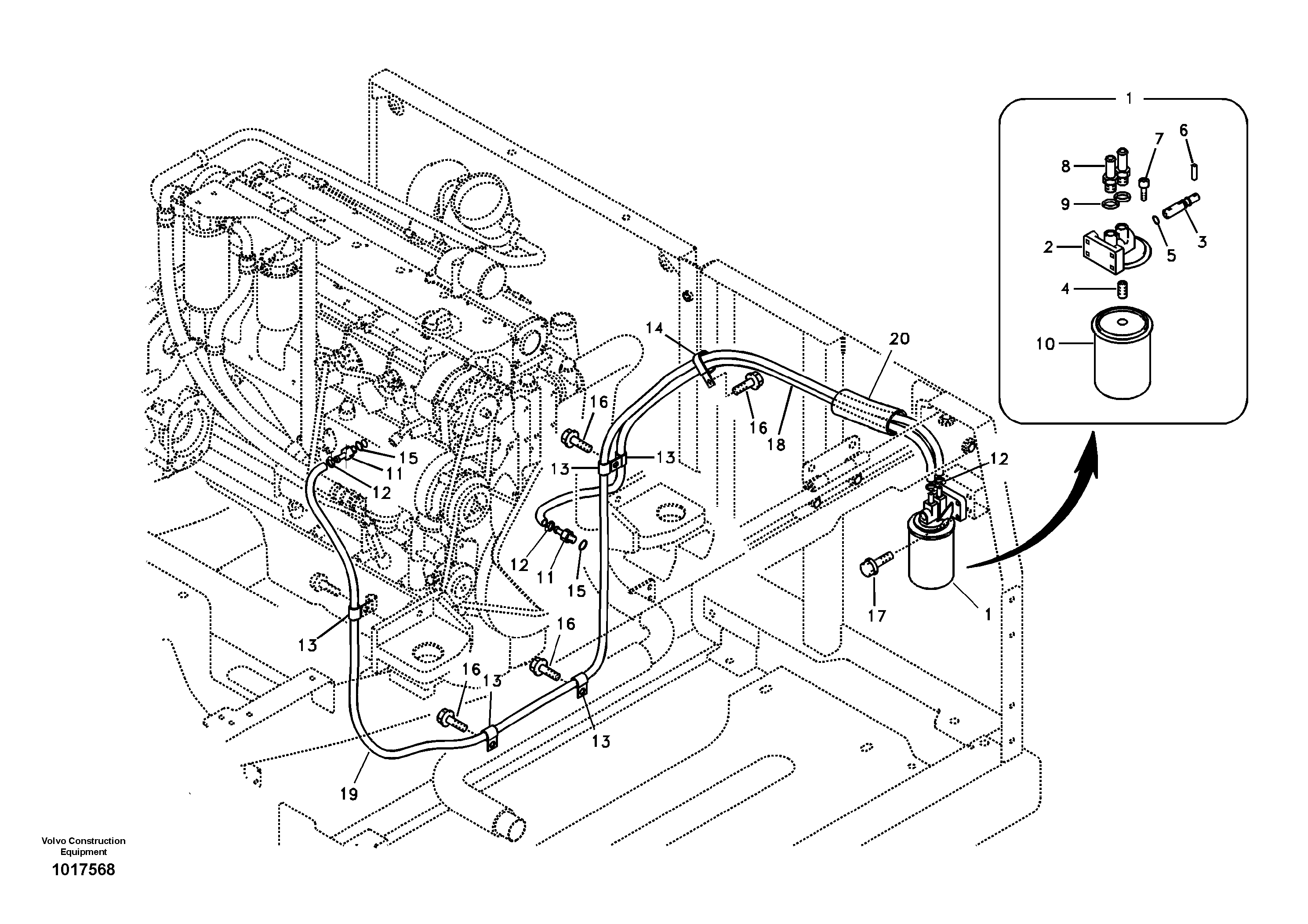Соединитель VOE14880180 VOLVO