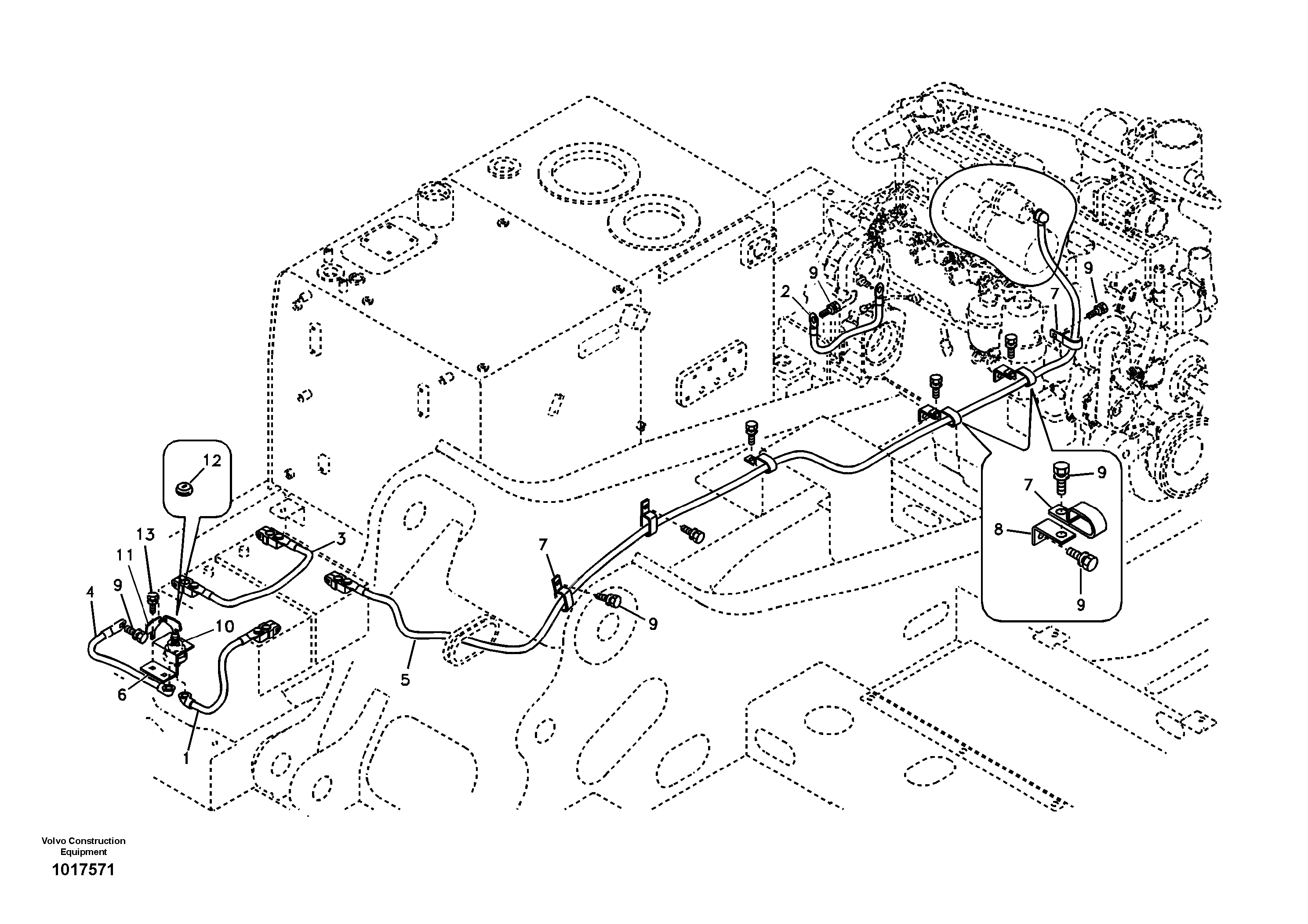 Brush Bearing VOE14577914 VOLVO
