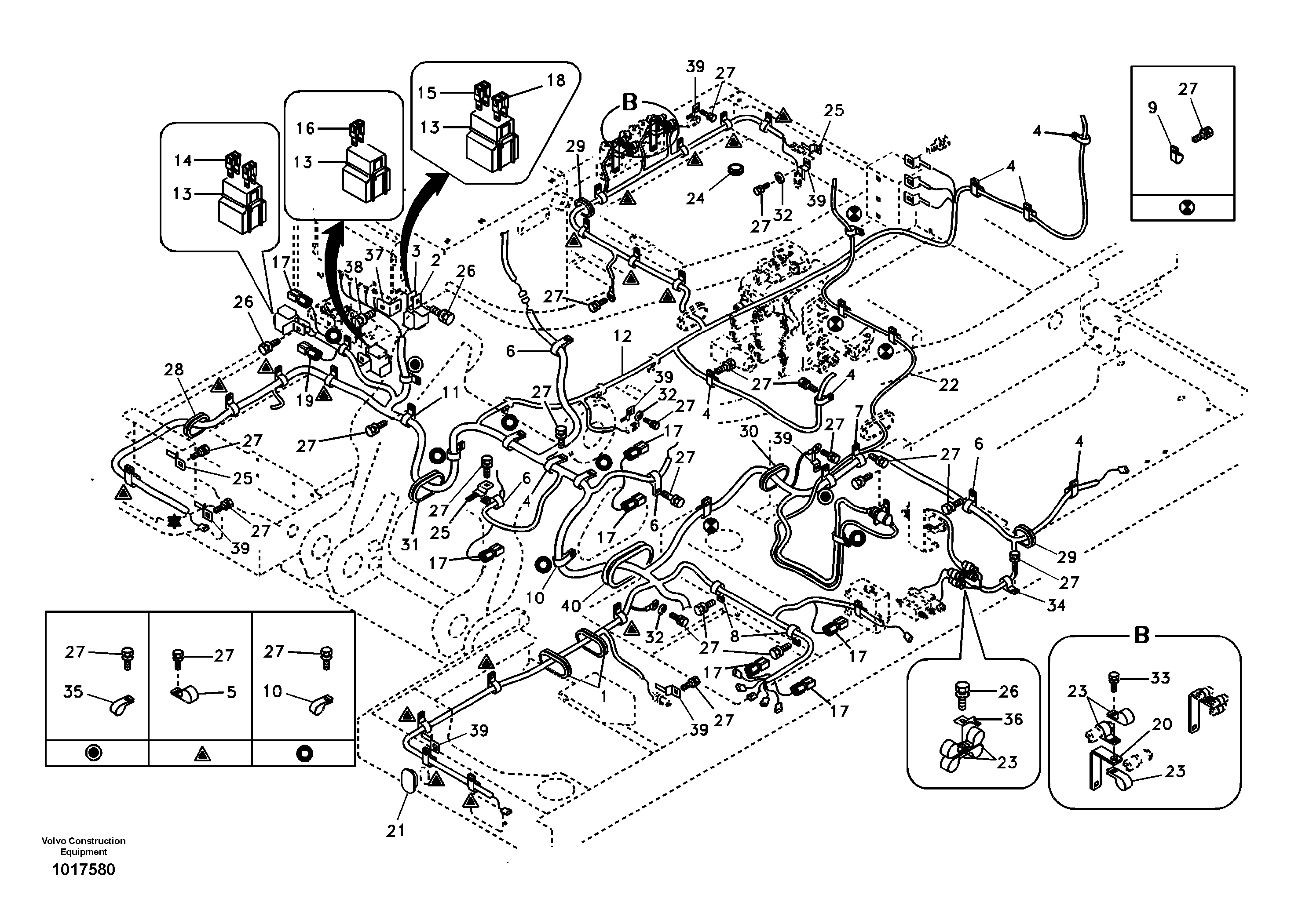 Wire harness VOE14501544 VOLVO