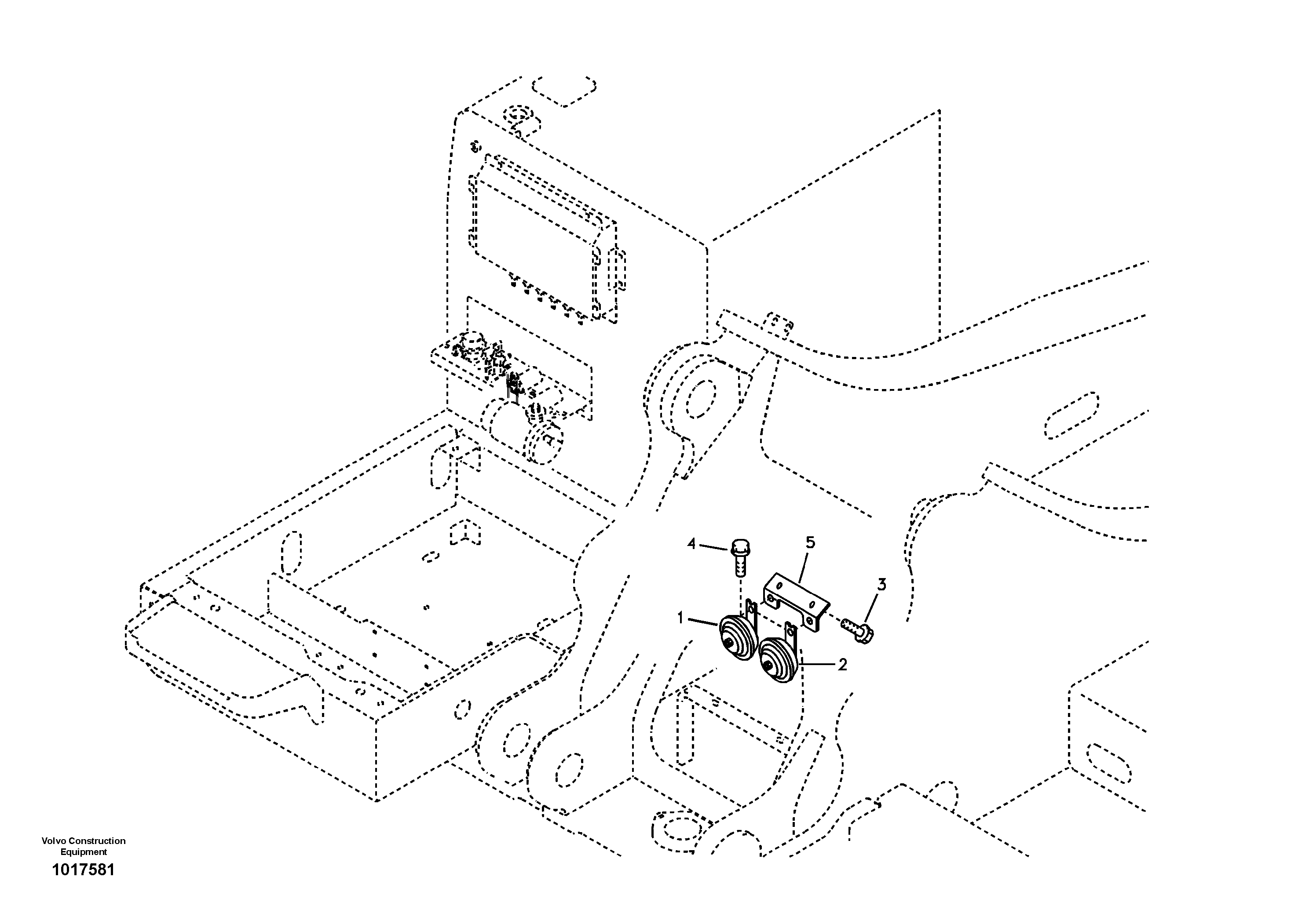 Bracket VOE14514420 VOLVO