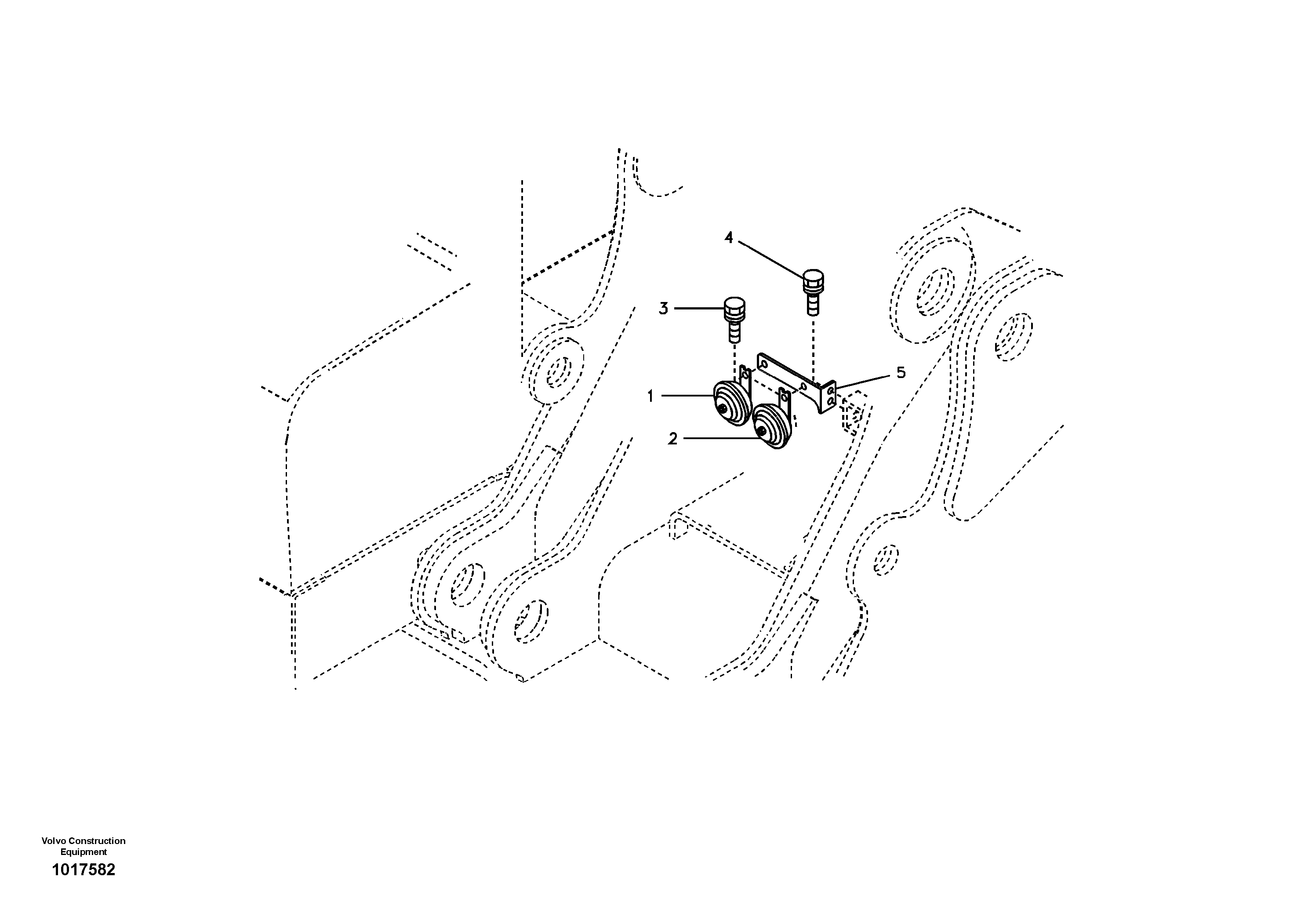 Seat frame VOE14532557 VOLVO