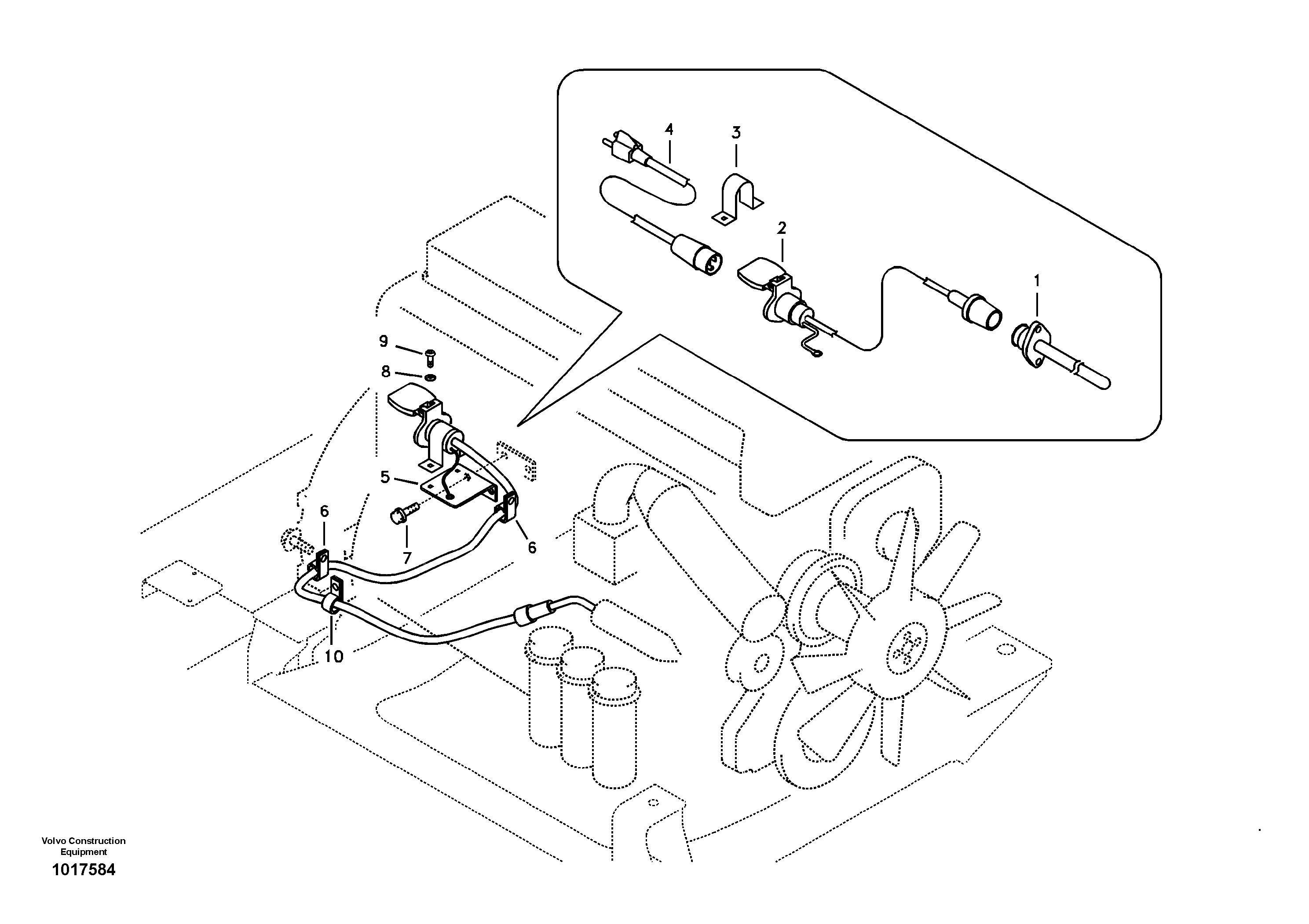 Seat frame VOE14527381 VOLVO