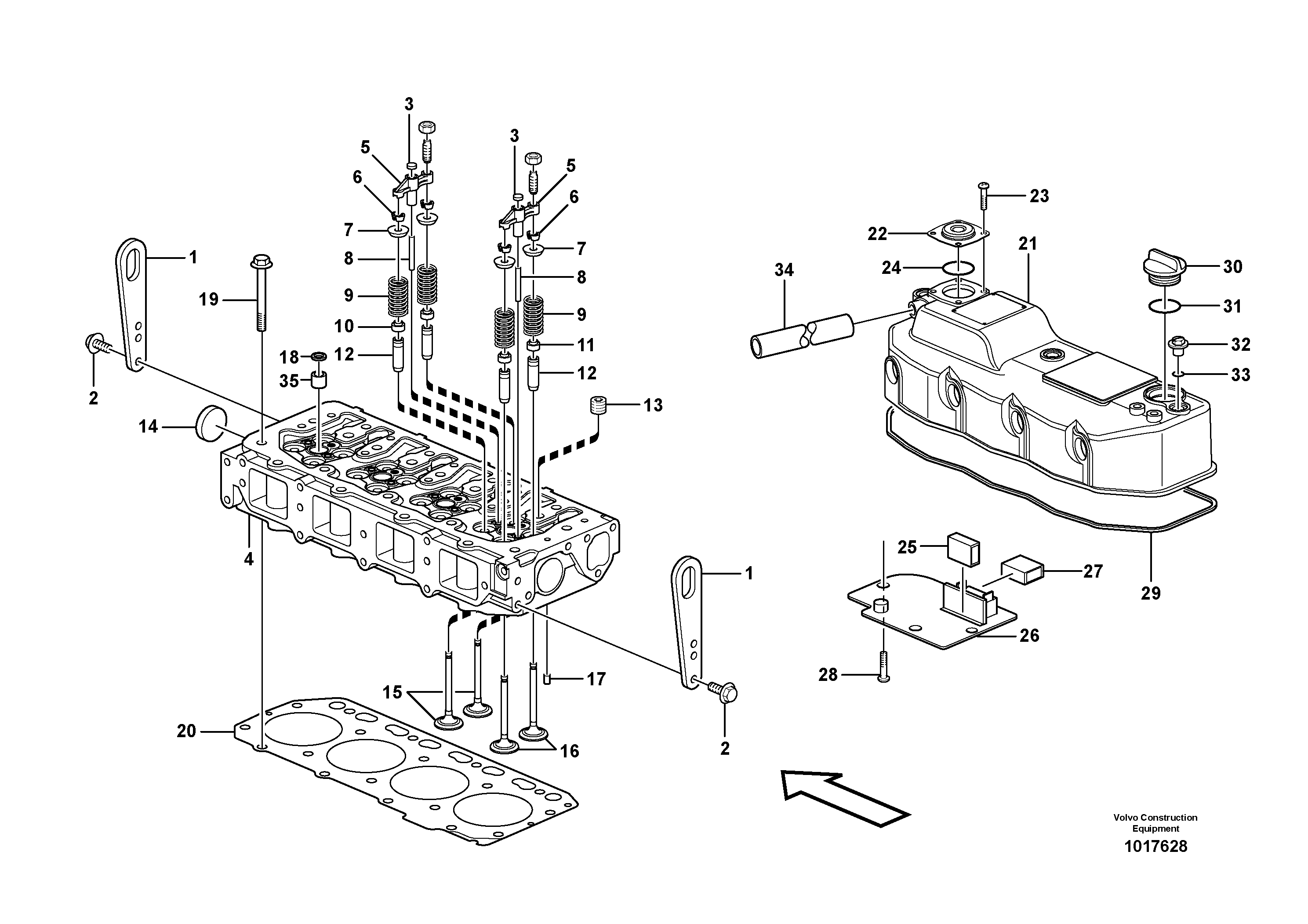 Power Cylinder VOE11714293 VOLVO