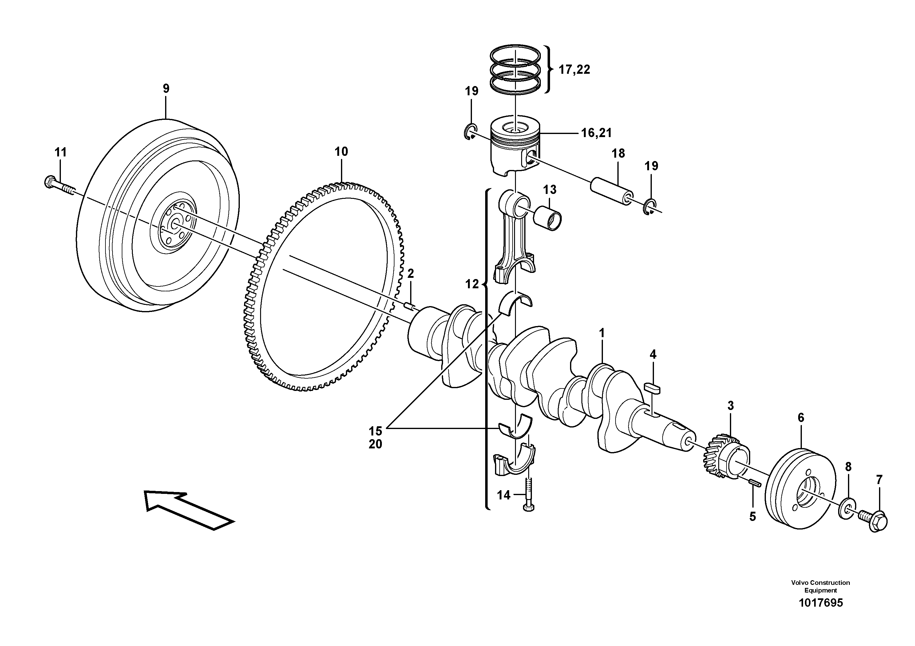 Fitting Lh VOE11715316 VOLVO