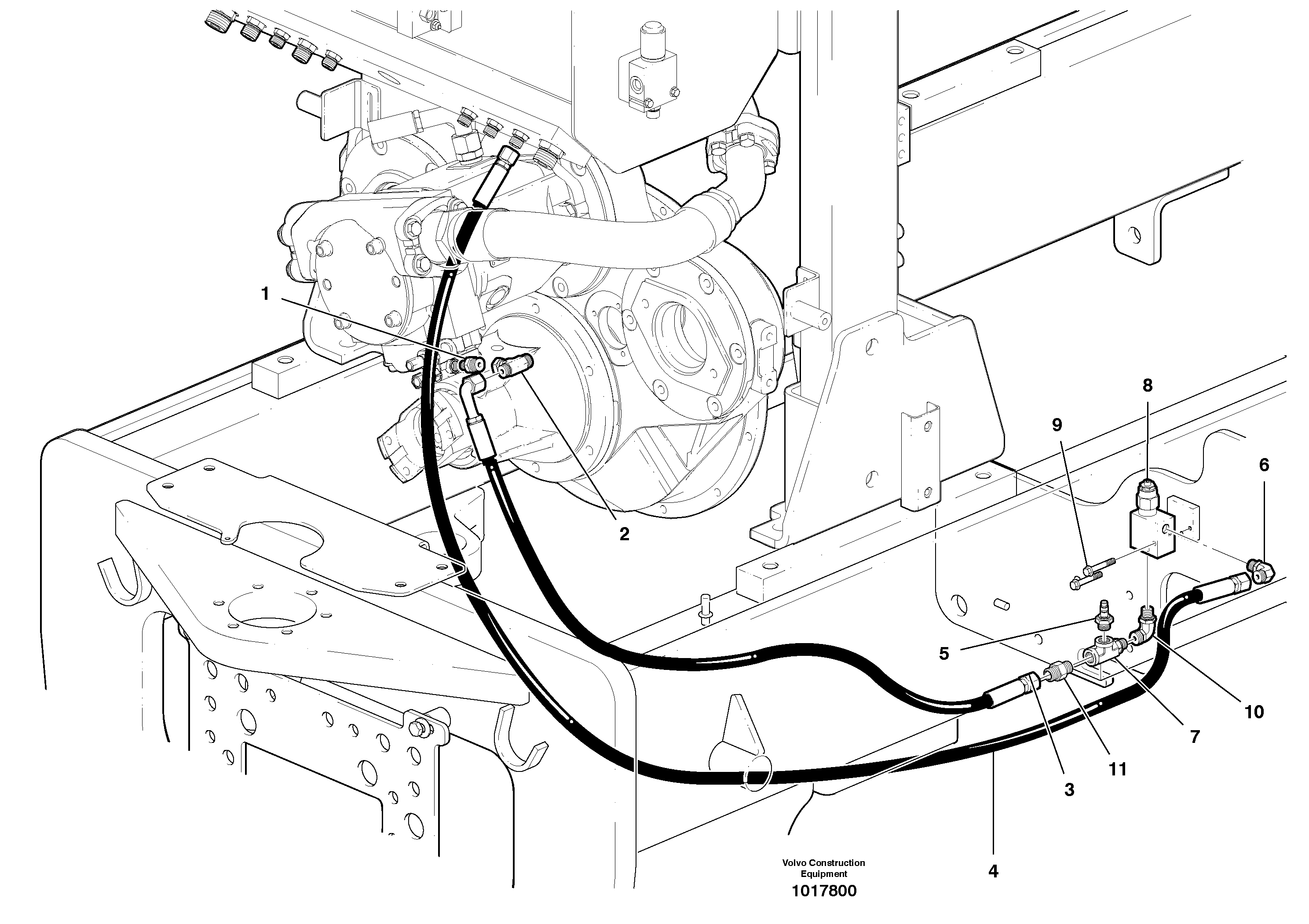 Baggage Strap VOE16003435 VOLVO