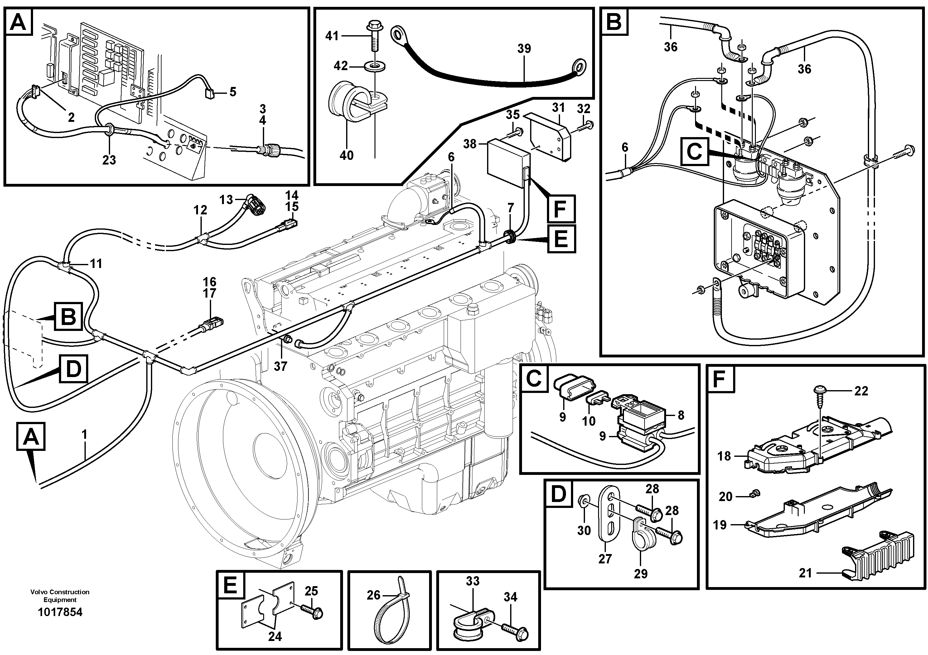 Rubber cushion VOE11039792 VOLVO