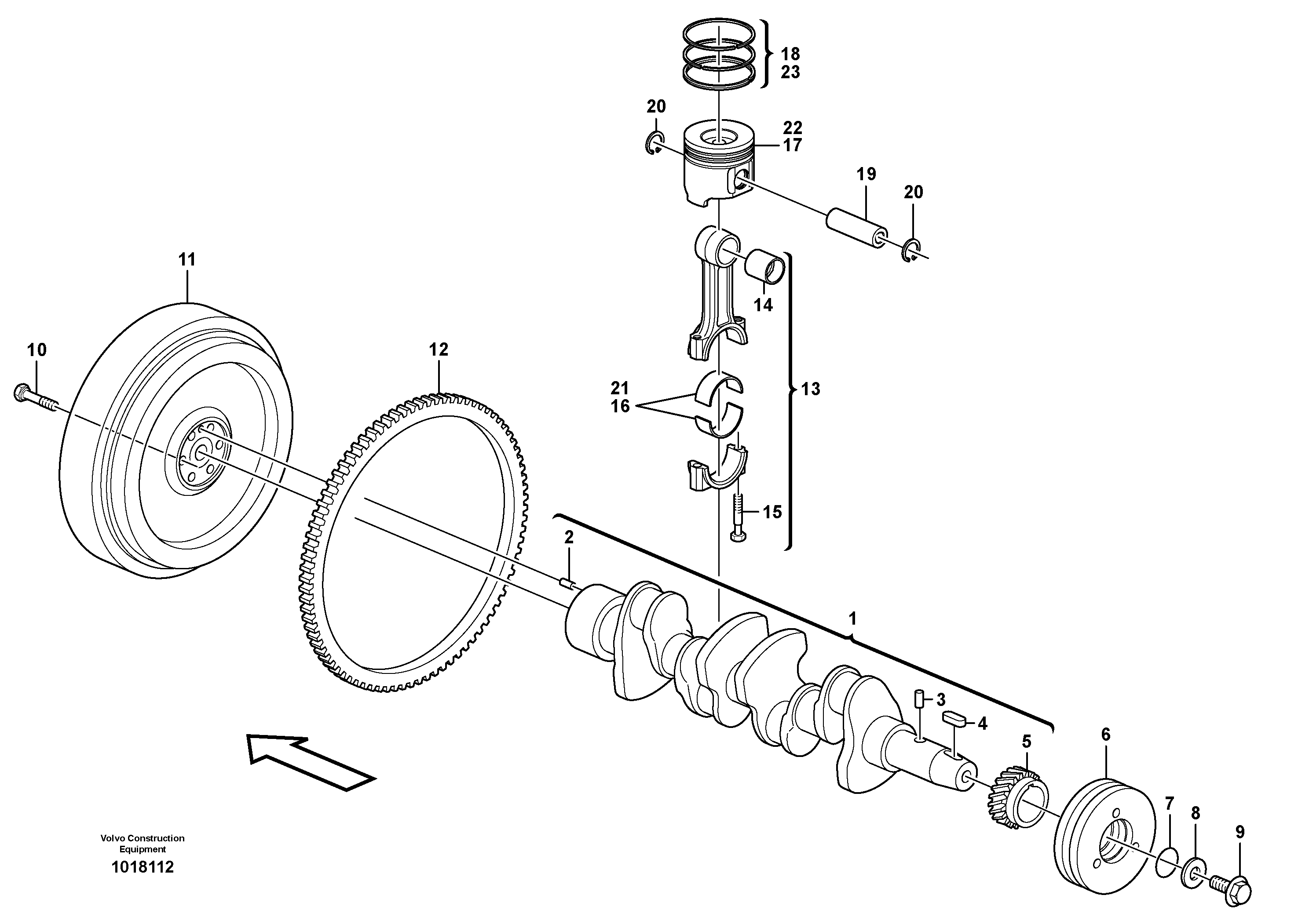Rubber Clamp VOE11714807 VOLVO