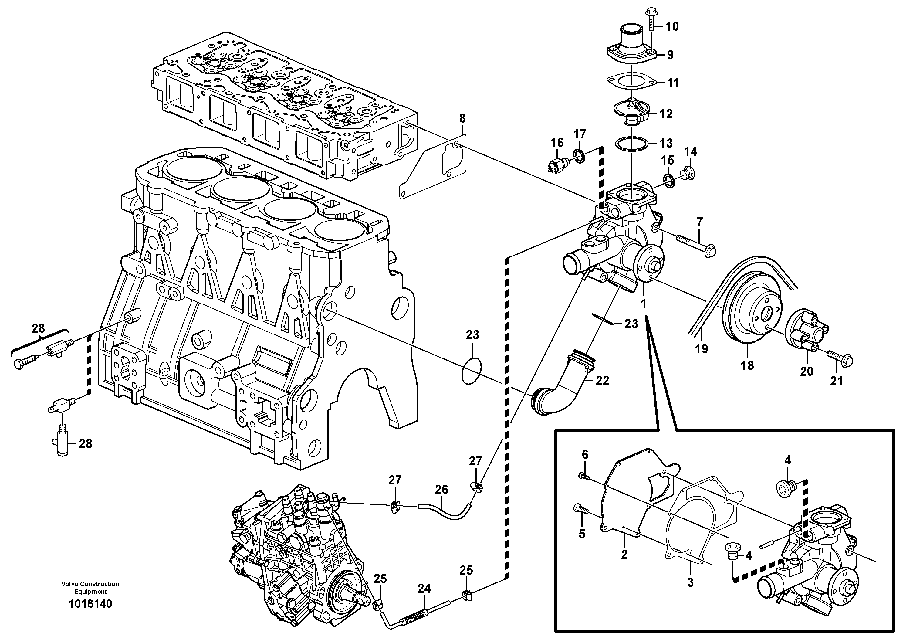 Spr Tensioner VOE11714865 VOLVO