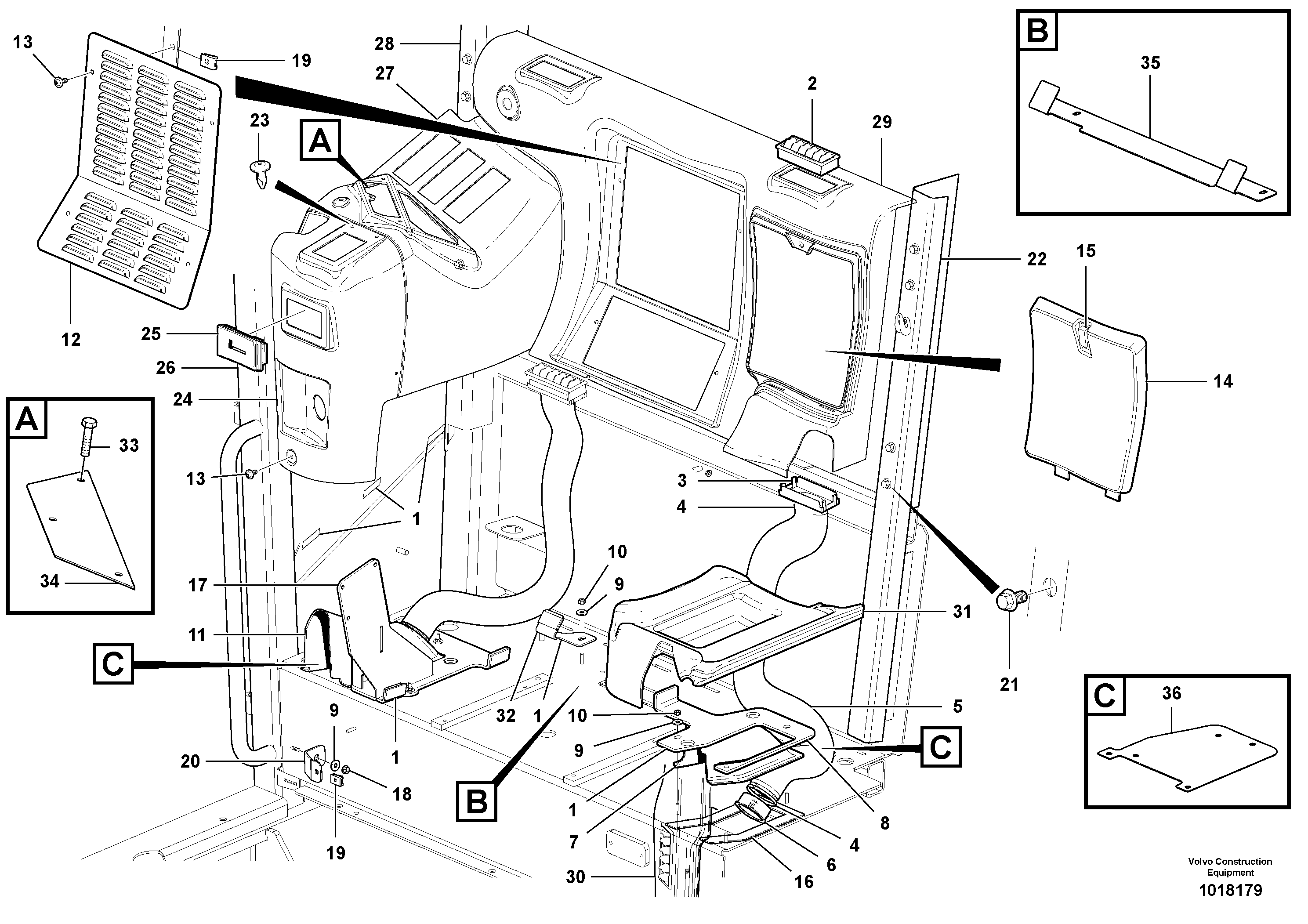 Lock Spring VOE16009170 VOLVO