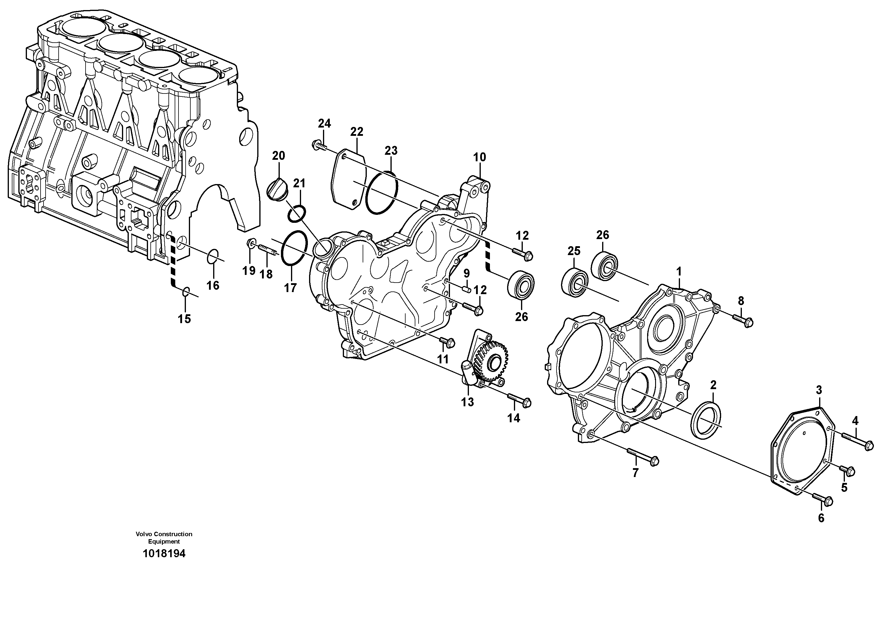 Ac-compressor inst. VOE11714744 VOLVO
