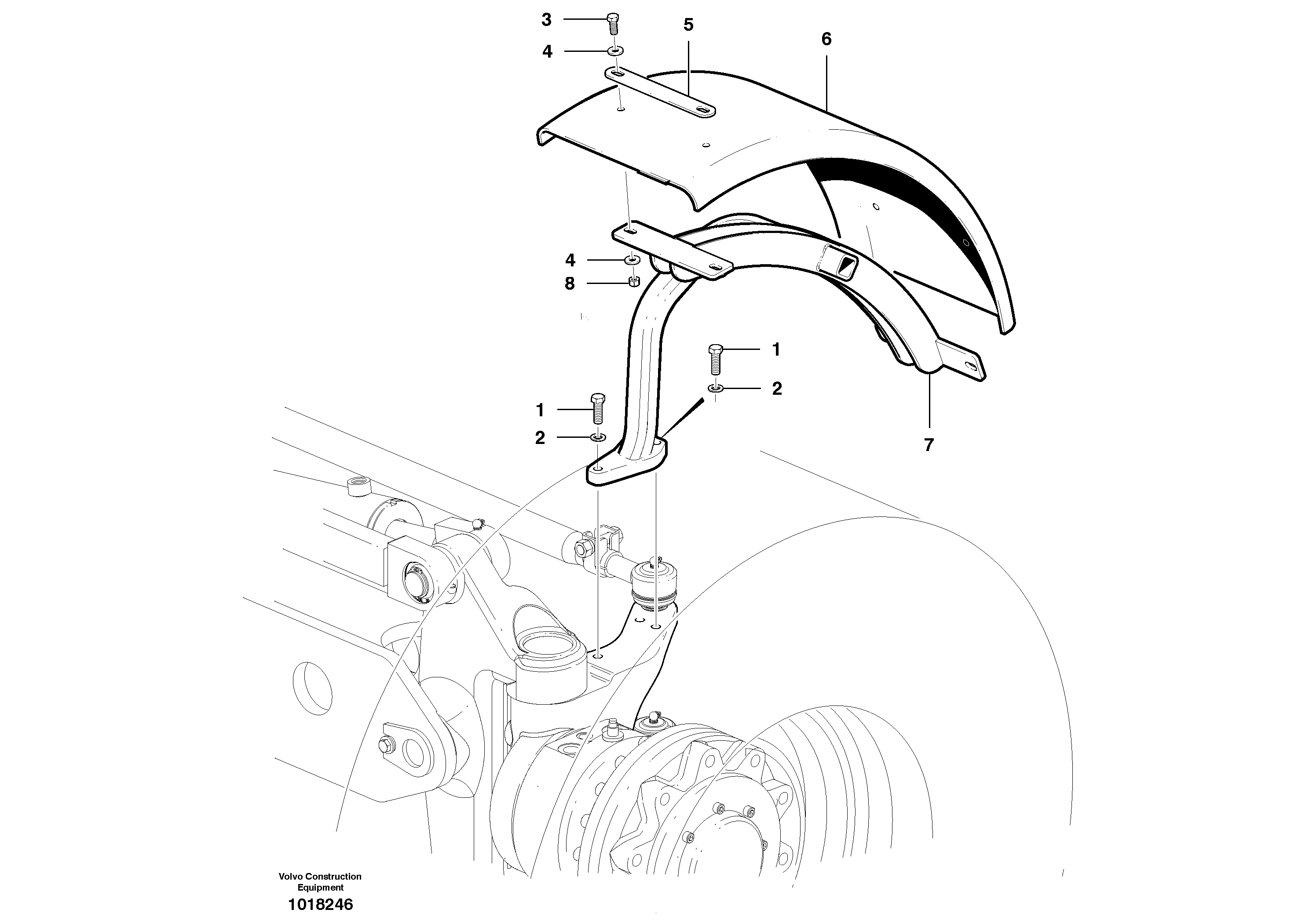 Shaft brake VOE16010336 VOLVO